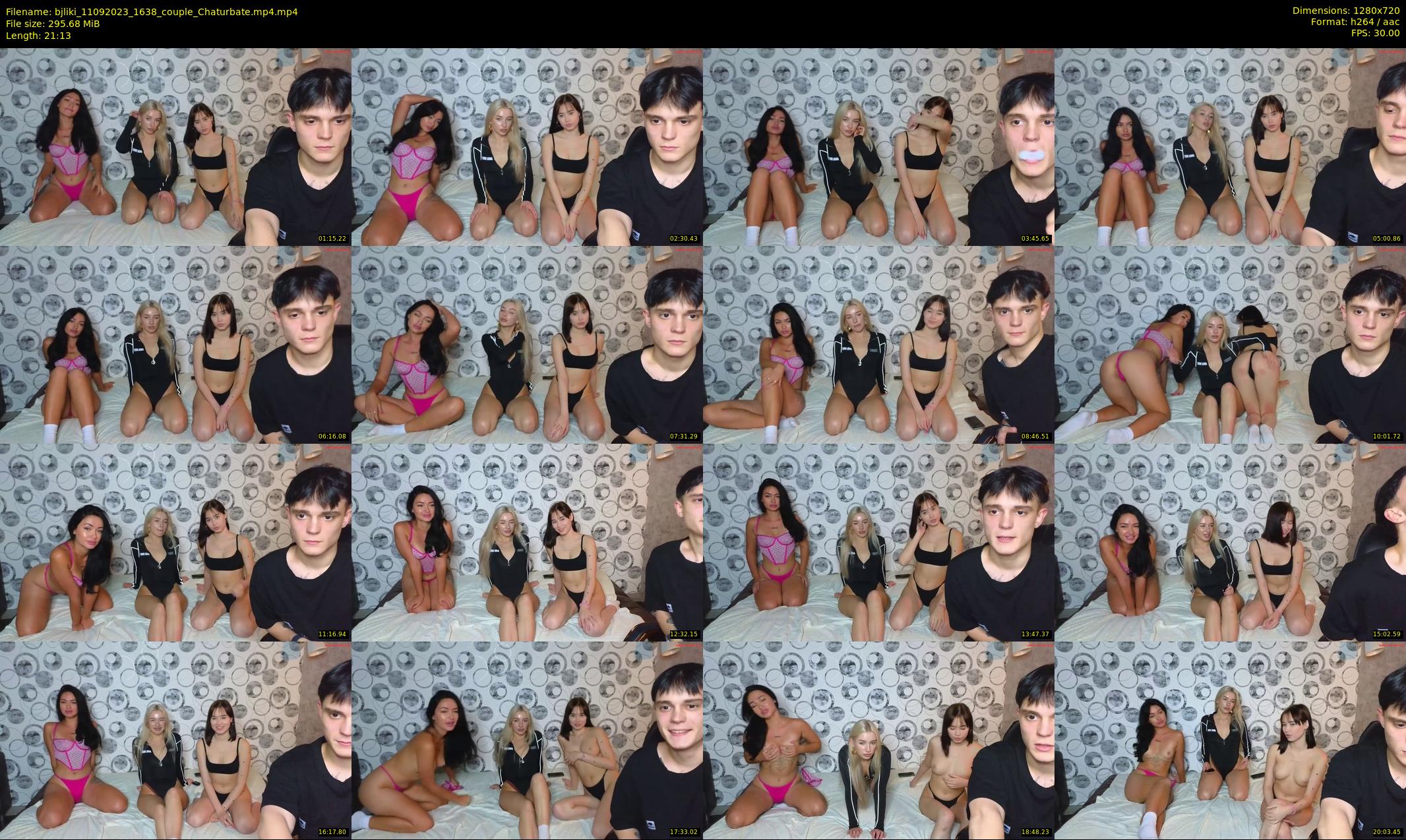 bjliki — 22 minute Chaturbate couple cam show recording, 720p, Sep 11, 2023