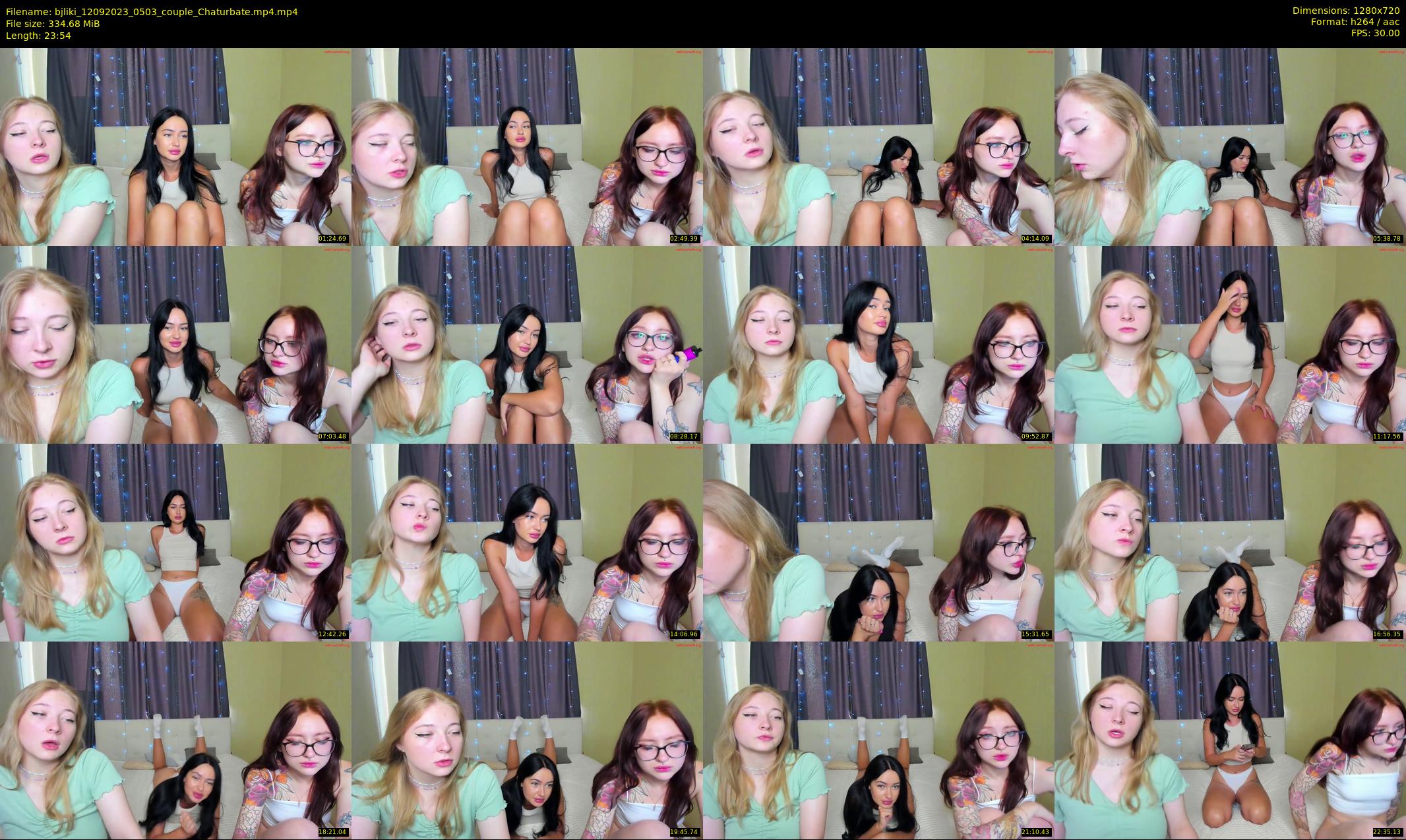 bjliki — 24 minute Chaturbate couple cam show recording, 720p, Sep 12, 2023