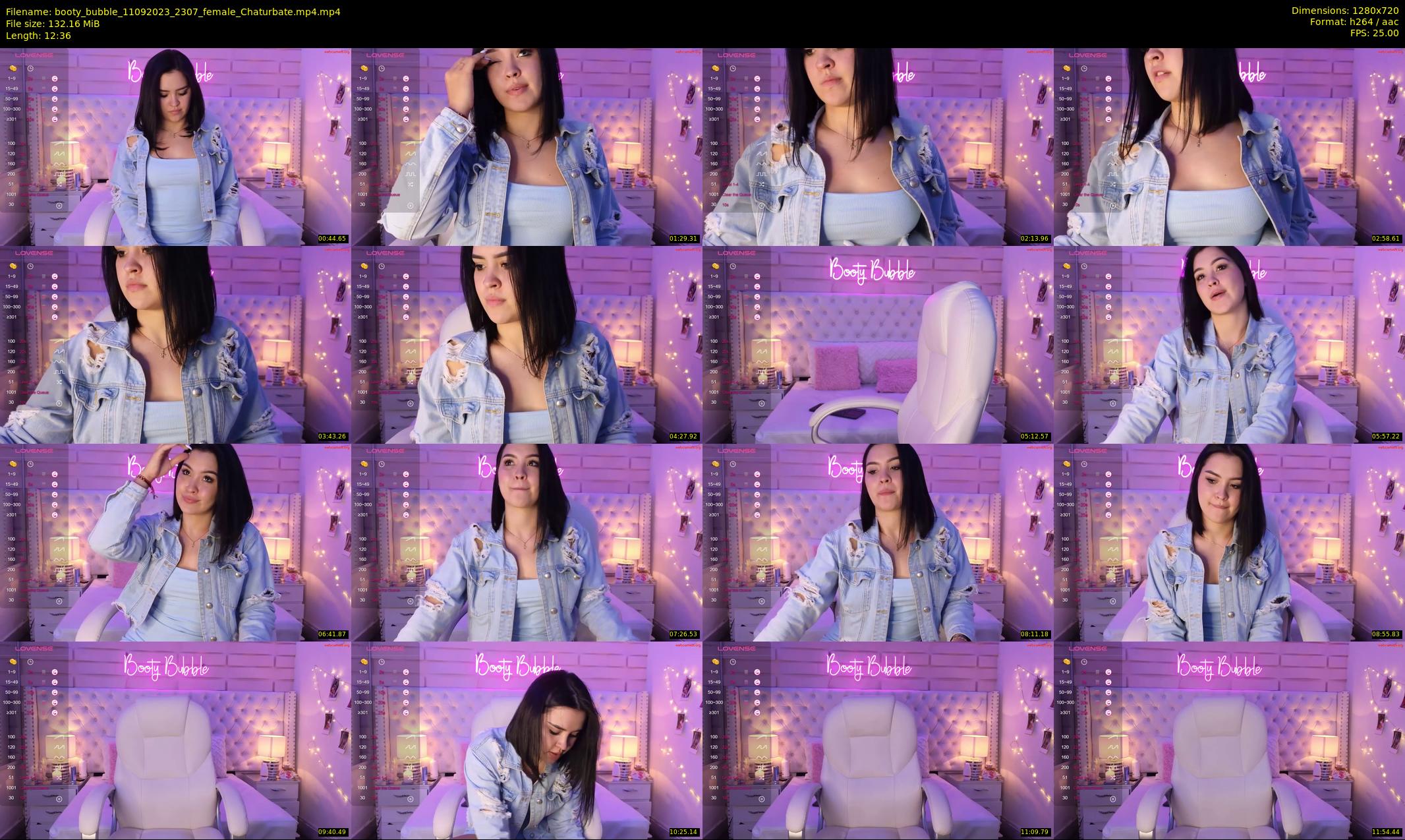 booty_bubble — 13 minute Chaturbate female cam show recording, 720p, Sep 11, 2023