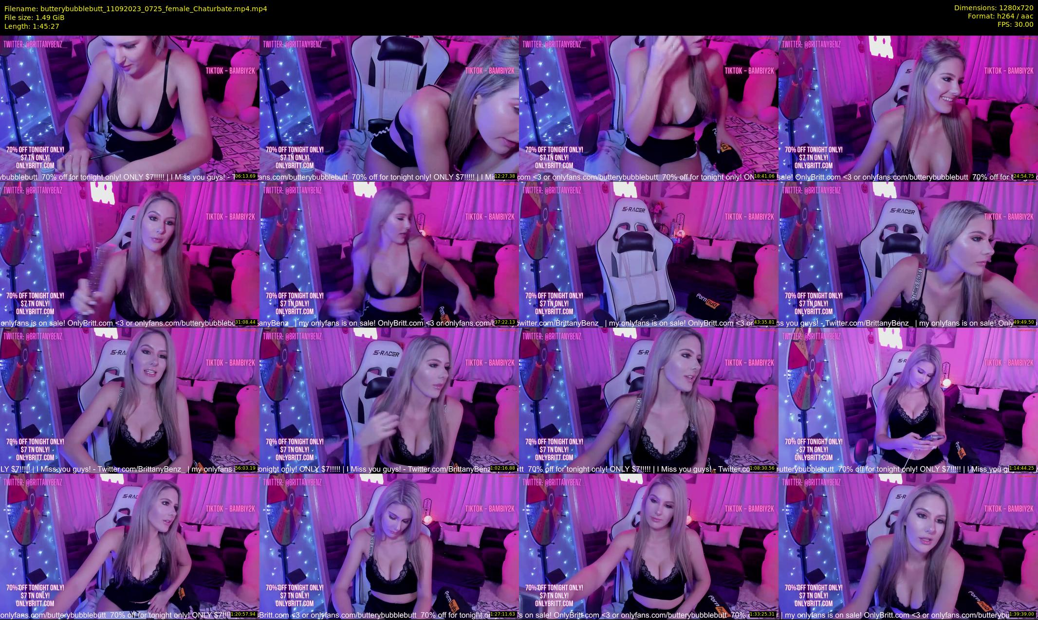 butterybubblebutt — 106 minute Chaturbate couple cam show recording, 720p, Sep 11, 2023