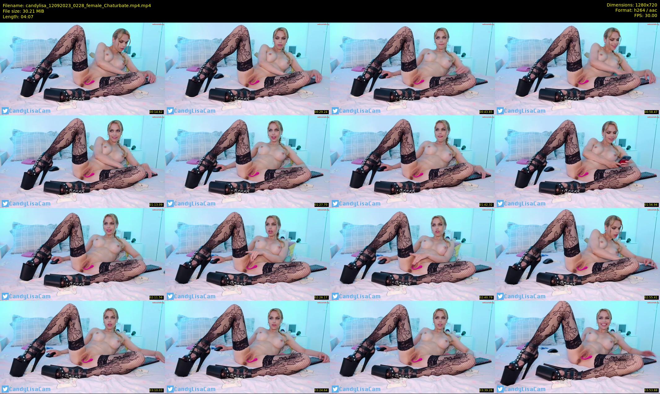 candylisa — 5 minute Chaturbate female cam show recording, 720p, Sep 12, 2023