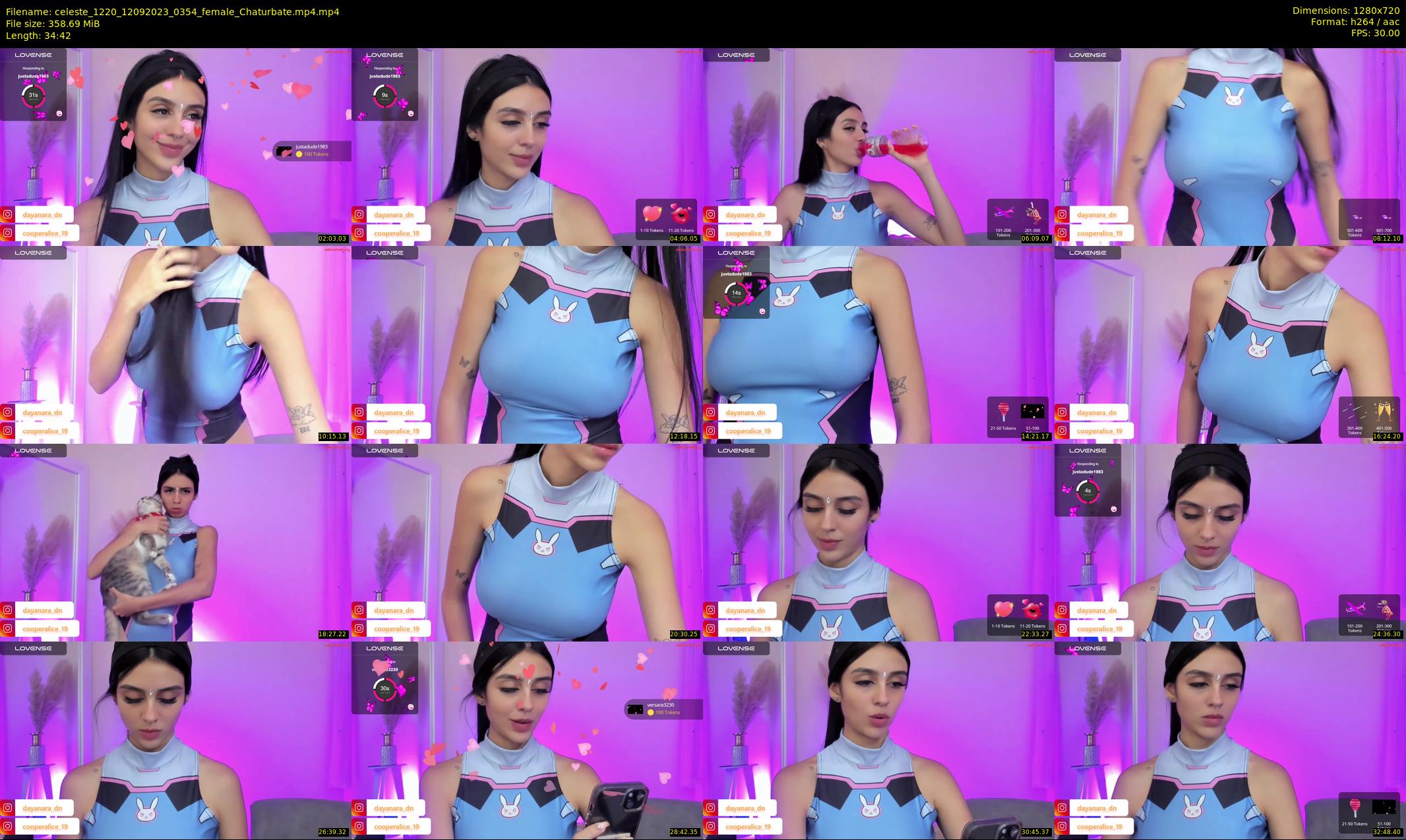 celeste_1220 — 35 minute Chaturbate female cam show recording, 720p, Sep 12, 2023