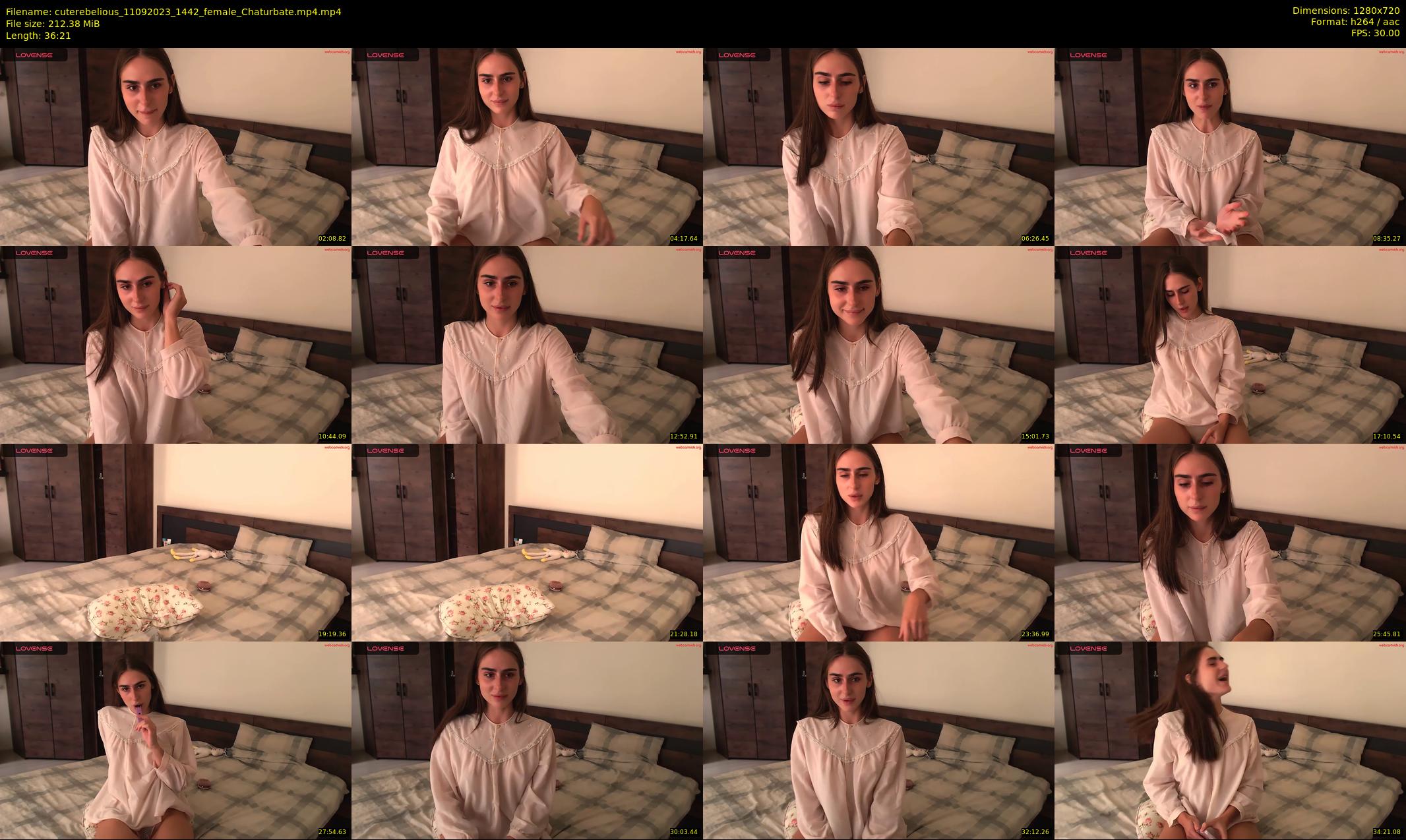 cuterebelious — 37 minute Chaturbate female cam show recording, 720p, Sep 11, 2023