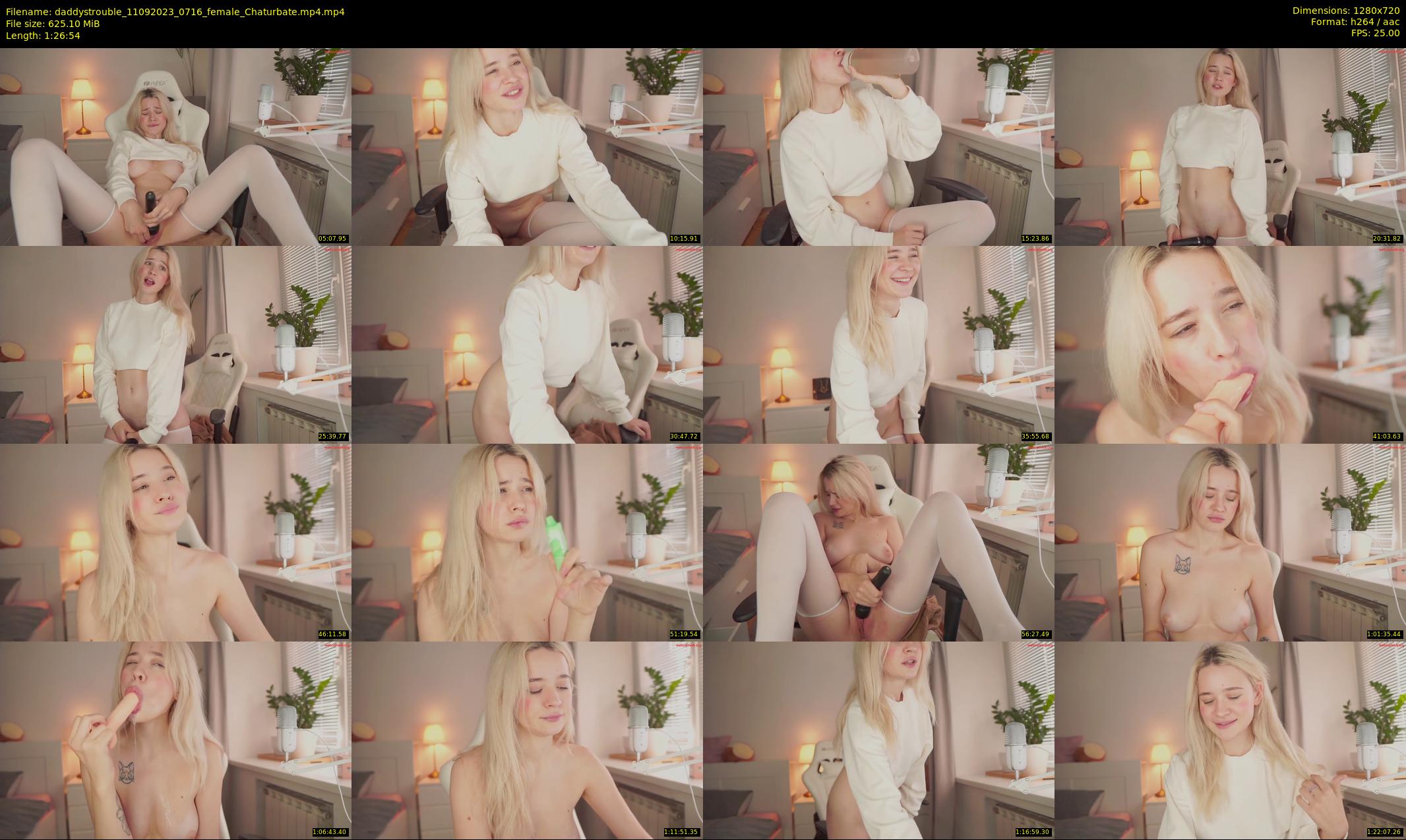 daddystrouble — 87 minute Chaturbate female cam show recording, 720p, Sep 11, 2023