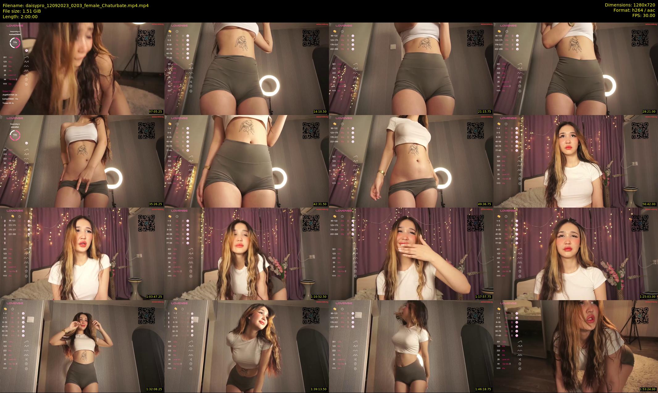 daisypro — 120 minute Chaturbate couple cam show recording, 720p, Sep 12, 2023