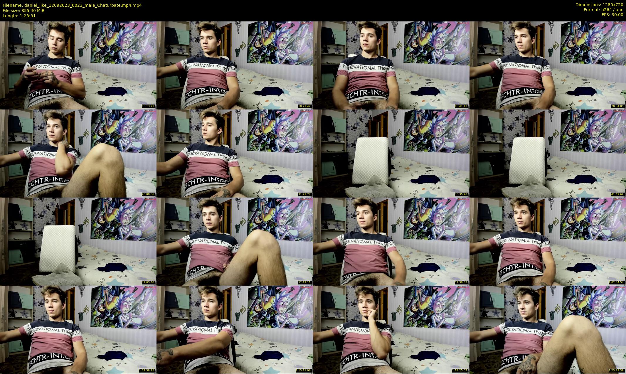 daniel_like — 89 minute Chaturbate male cam show recording, 720p, Sep 12, 2023
