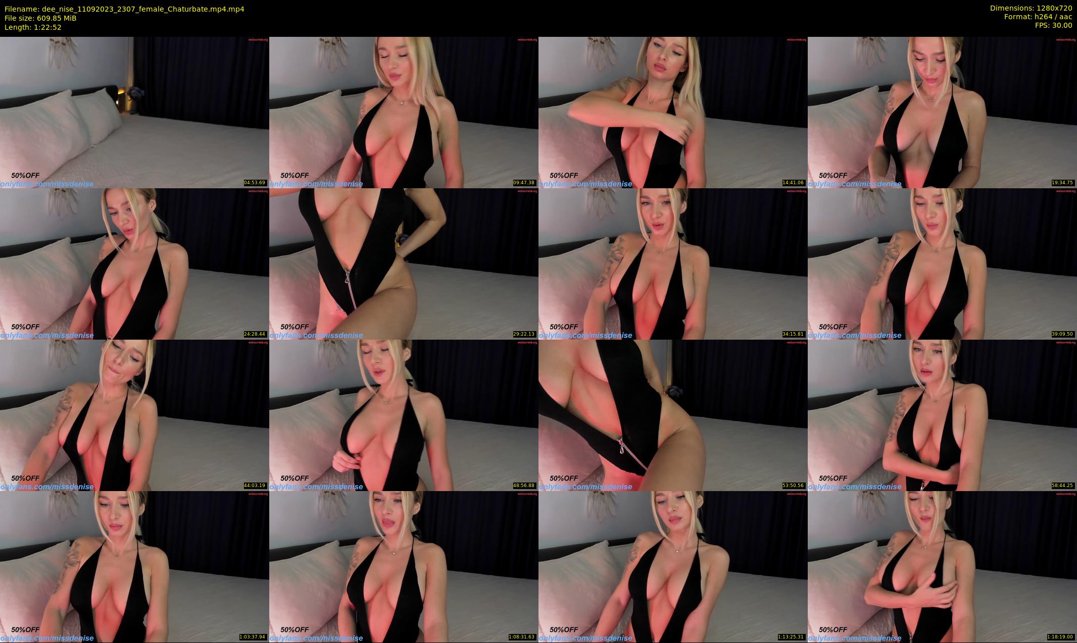 dee_nise — 83 minute Chaturbate female cam show recording, 720p, Sep 11, 2023