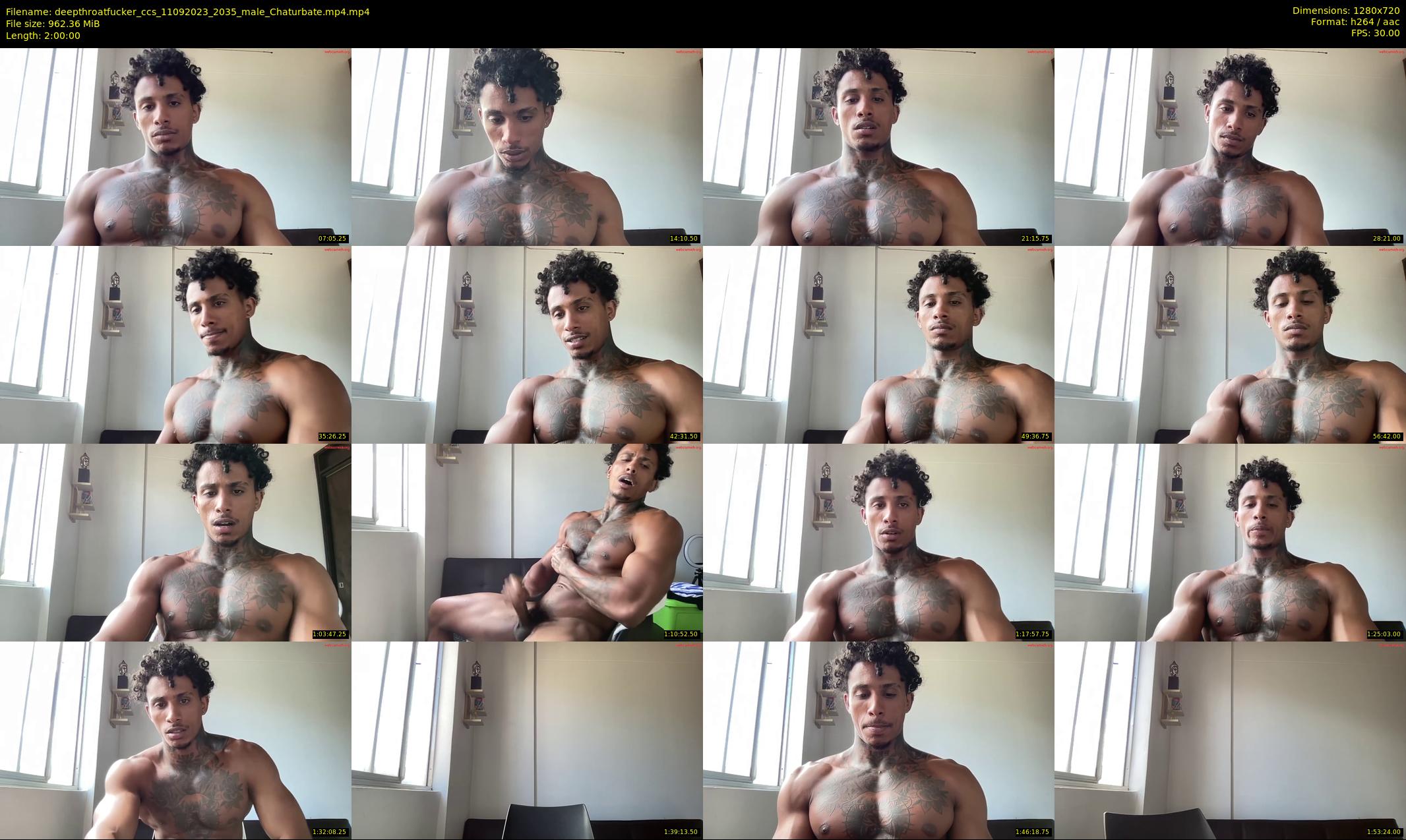 deepthroatfucker_ccs — 120 minute Chaturbate male cam show recording, 720p, Sep 11, 2023