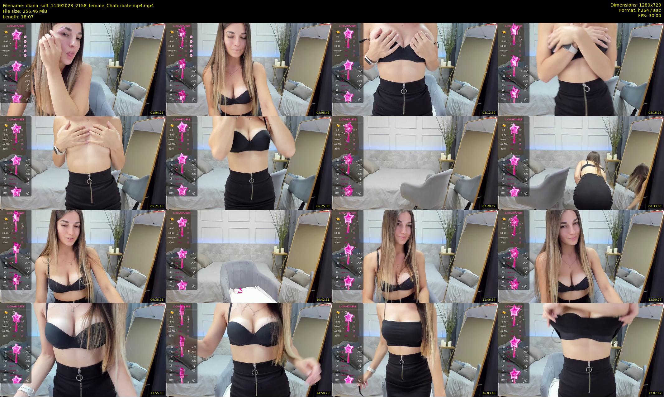 diana_soft — 19 minute Chaturbate female cam show recording, 720p, Sep 11, 2023