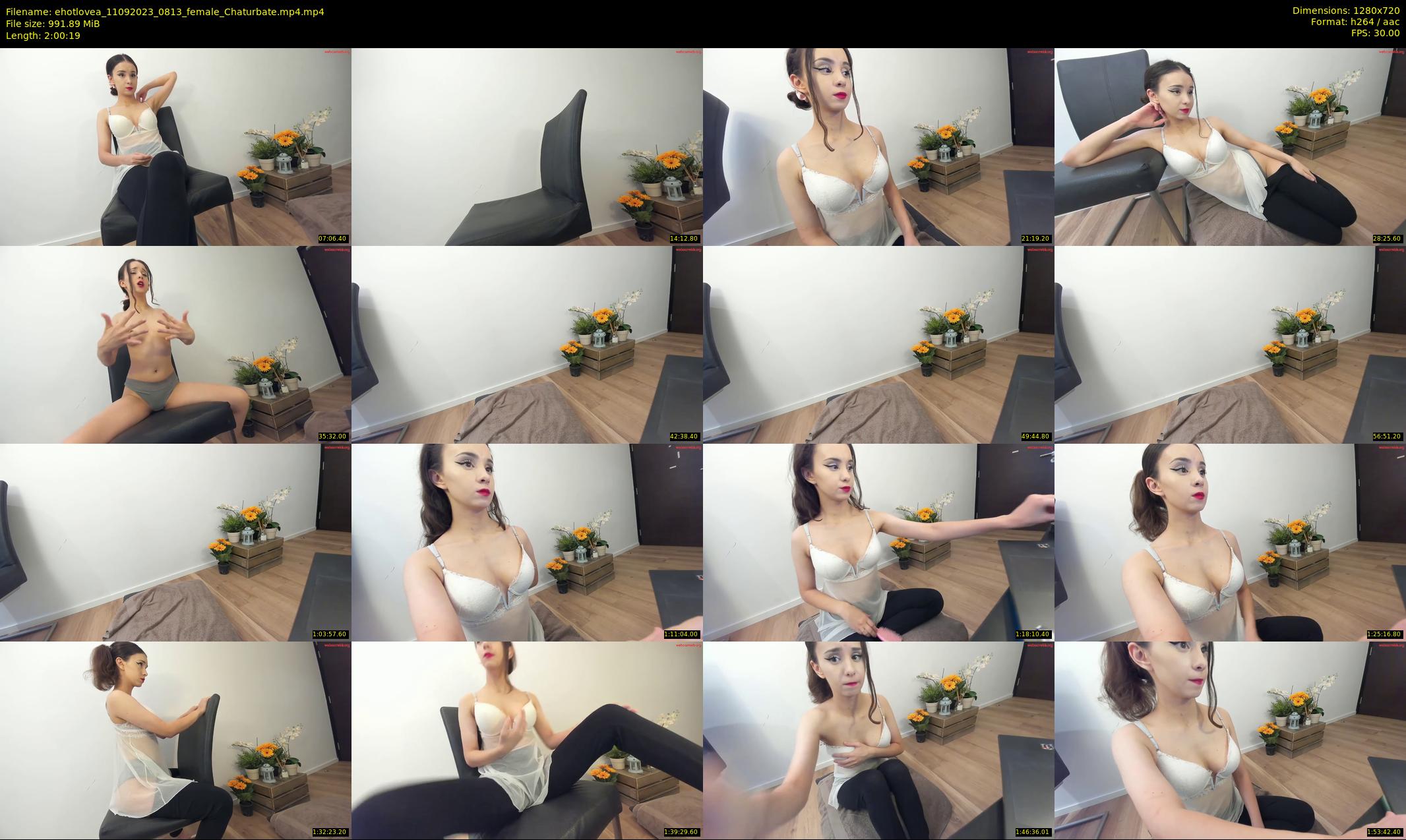 ehotlovea — 121 minute Chaturbate female cam show recording, 720p, Sep 11, 2023