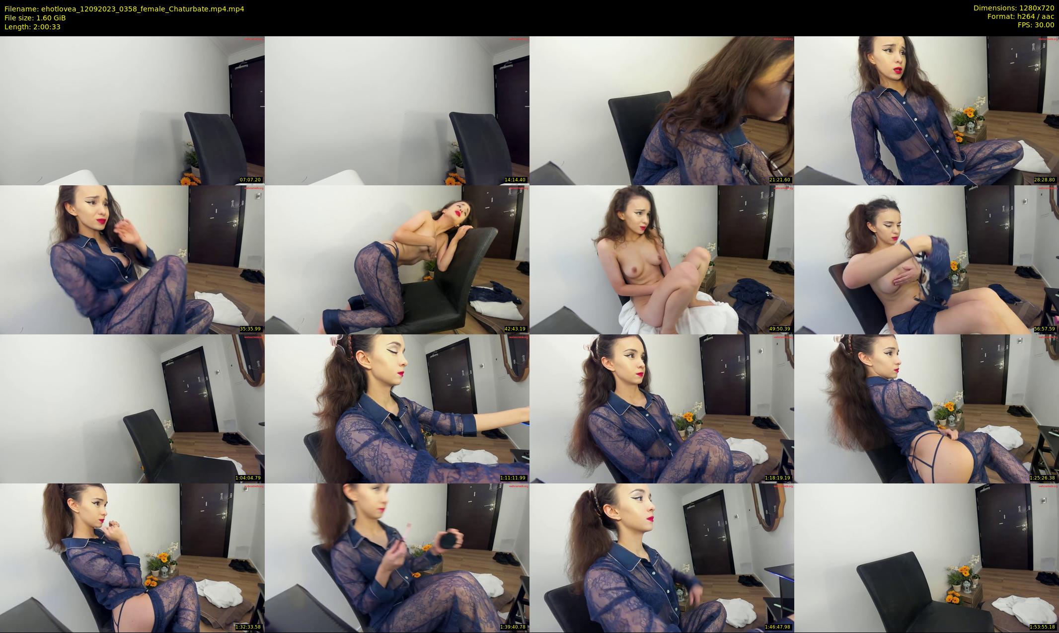 ehotlovea — 121 minute Chaturbate female cam show recording, 720p, Sep 12, 2023