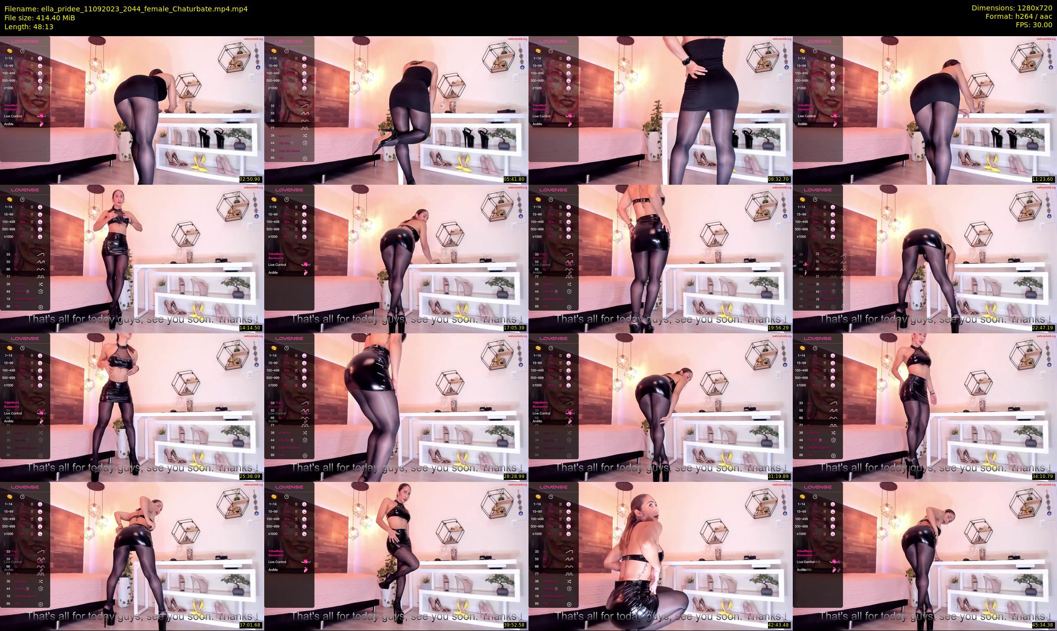 ella_pridee — 49 minute Chaturbate female cam show recording, 720p, Sep 11, 2023