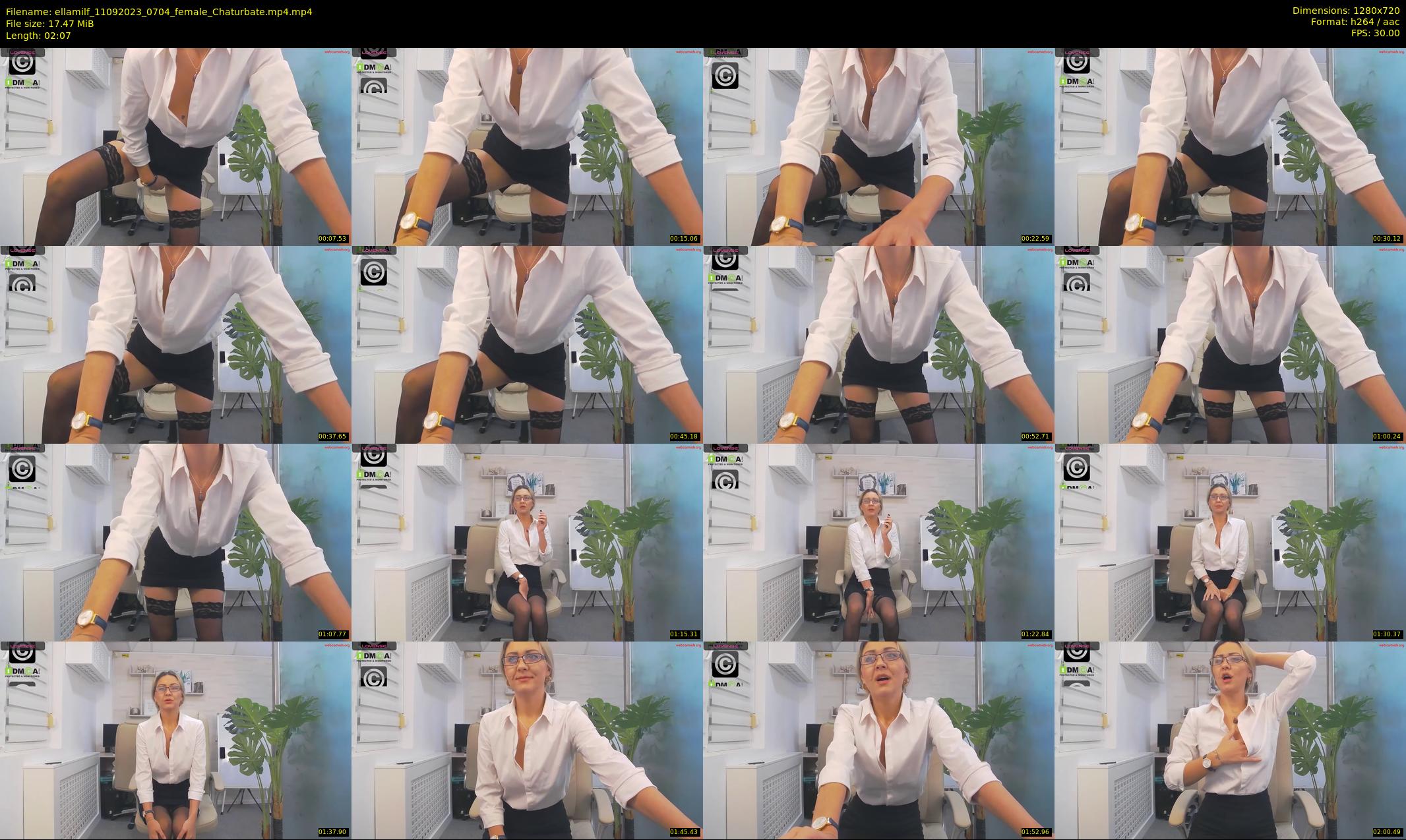 ellamilf — 3 minute Chaturbate female cam show recording, 720p, Sep 11, 2023