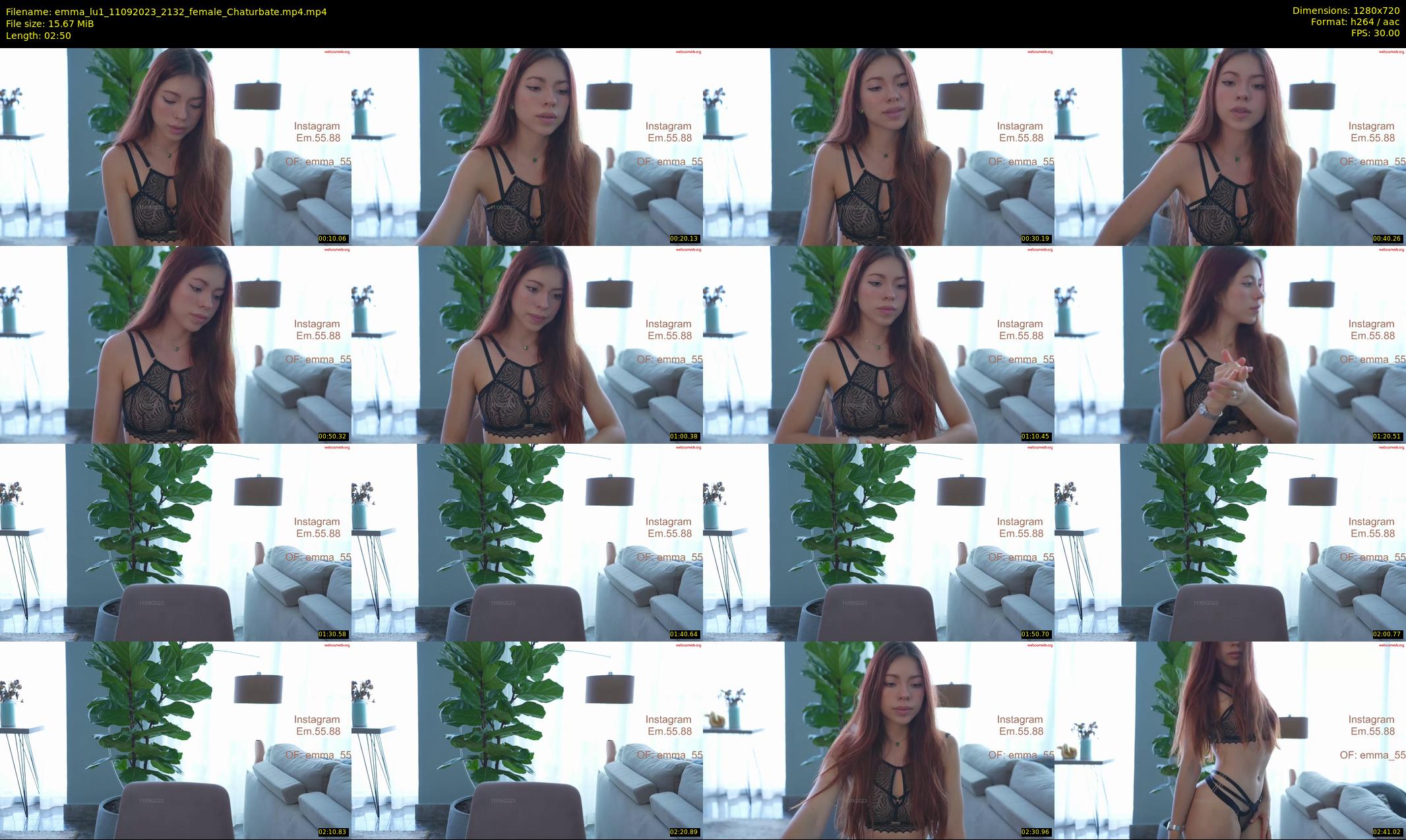 emma_lu1 — 3 minute Chaturbate female cam show recording, 720p, Sep 11, 2023