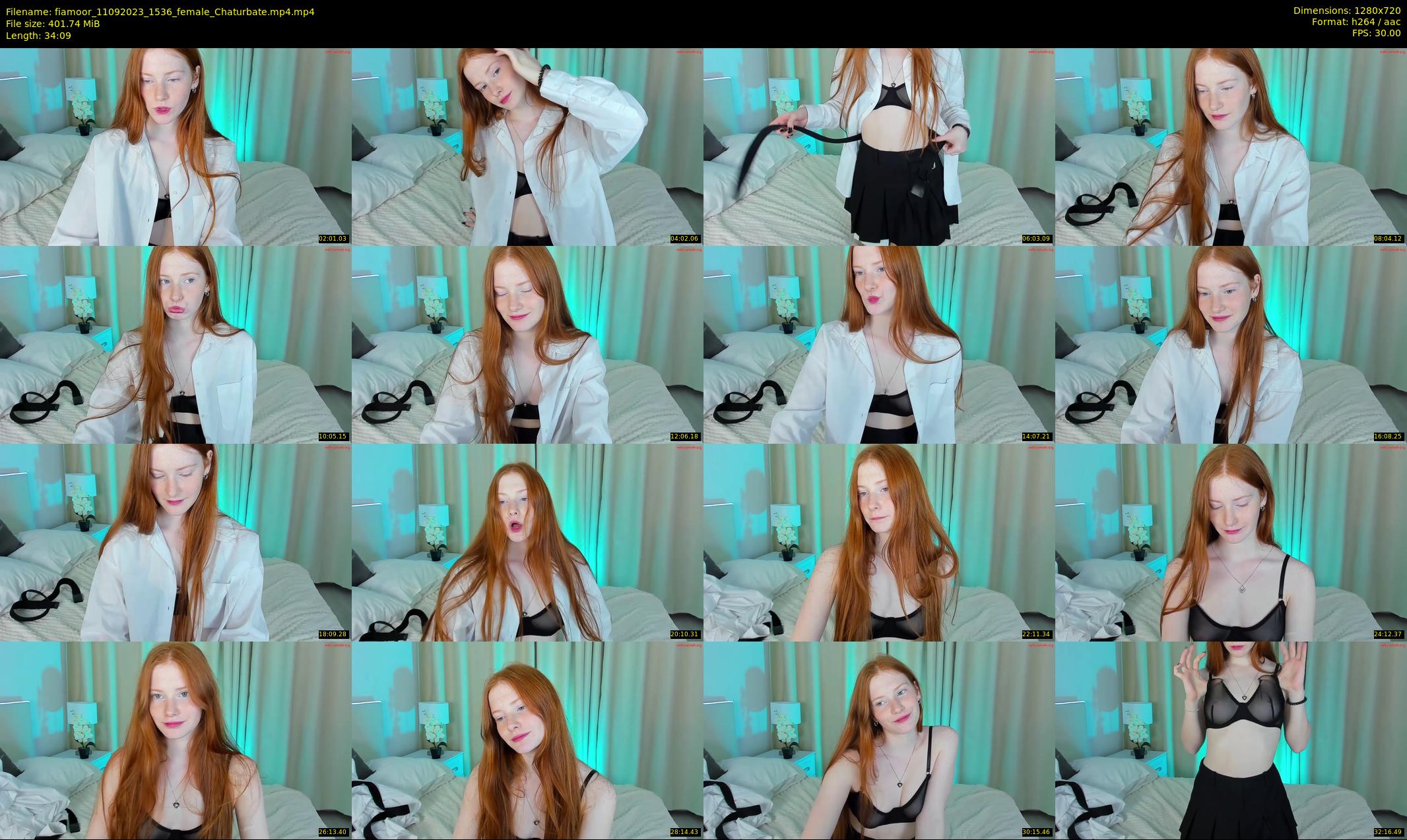 fiamoor — 35 minute Chaturbate female cam show recording, 720p, Sep 11, 2023
