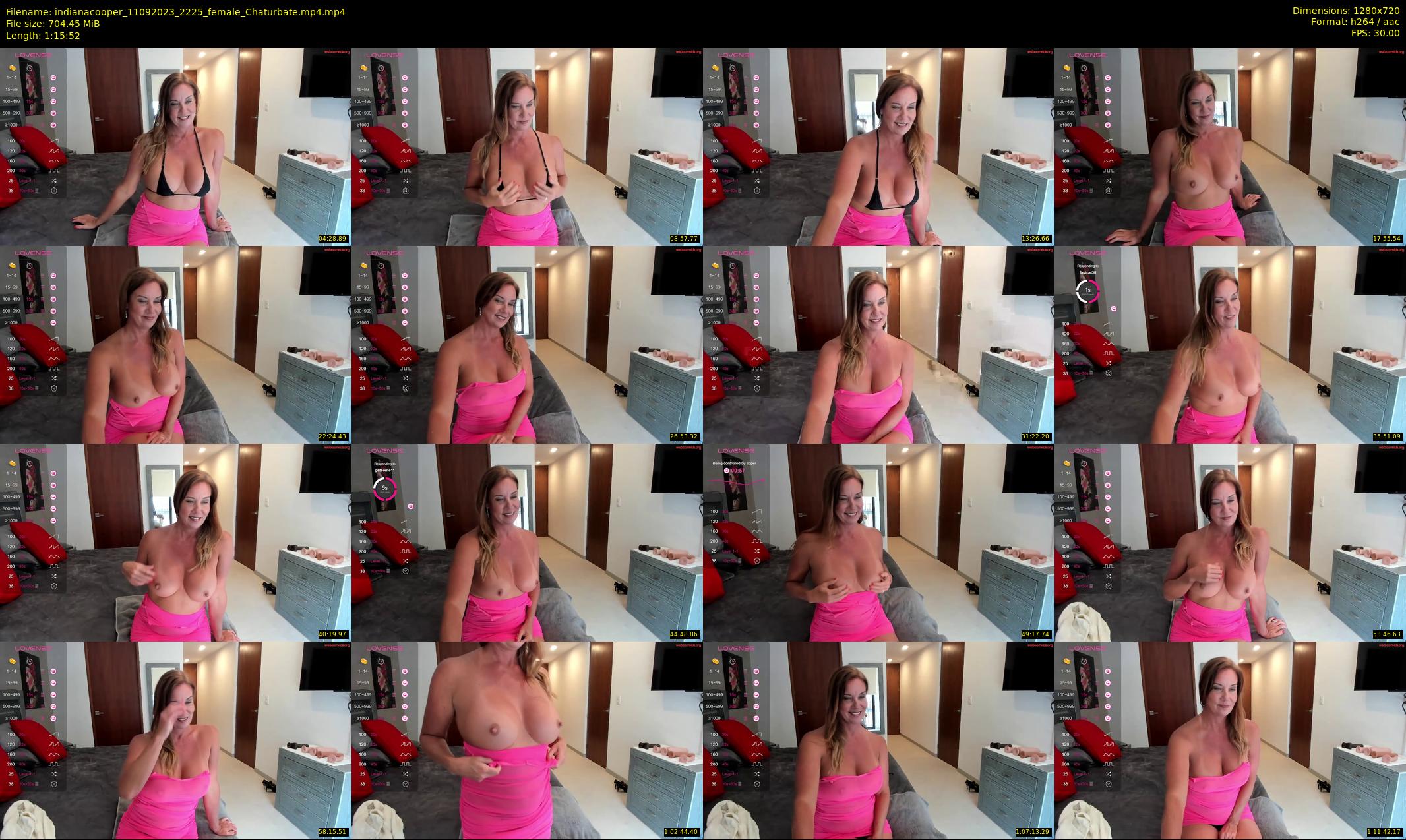 indianacooper — 76 minute Chaturbate female cam show recording, 720p, Sep 11, 2023