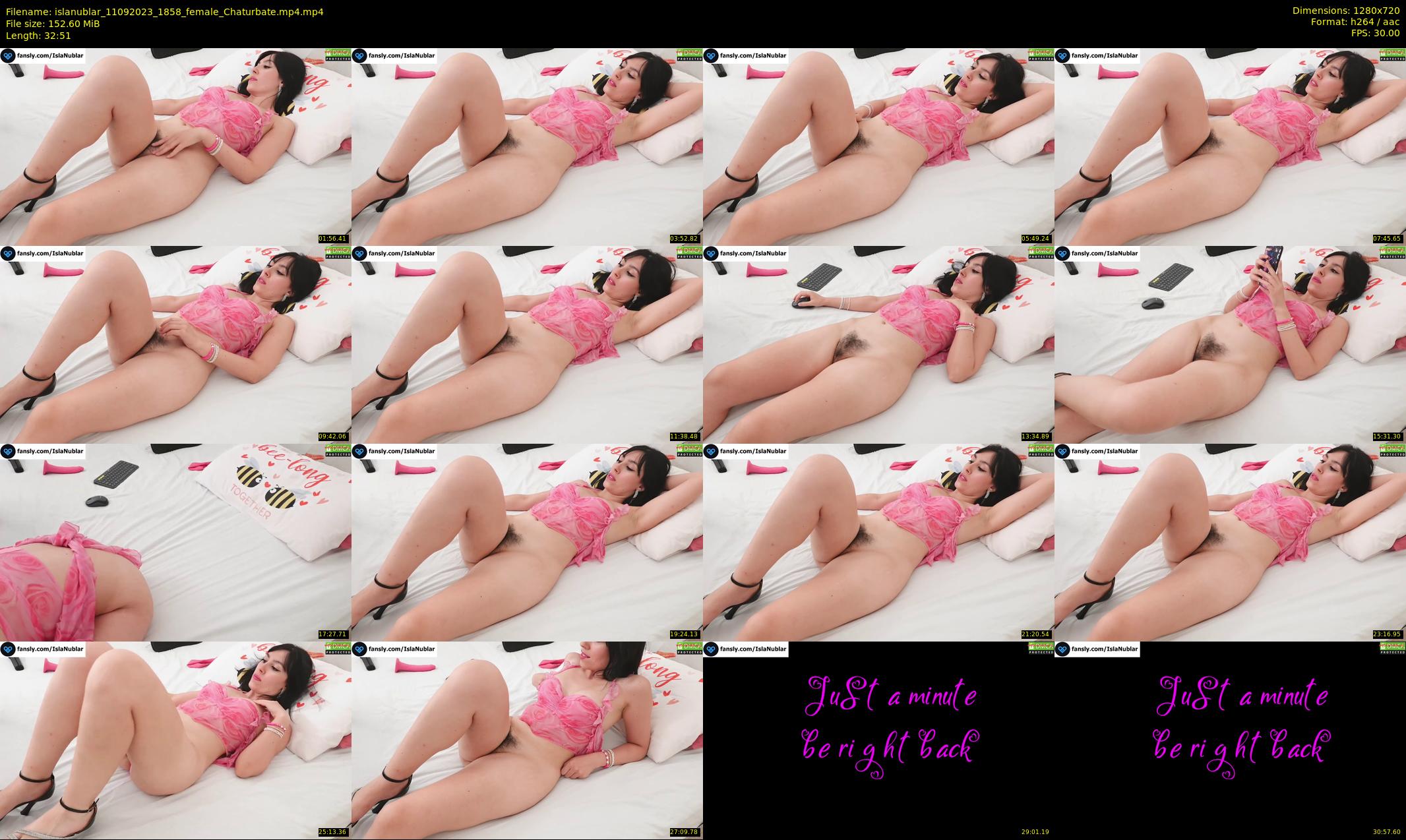 islanublar — 33 minute Chaturbate female cam show recording, 720p, Sep 11, 2023
