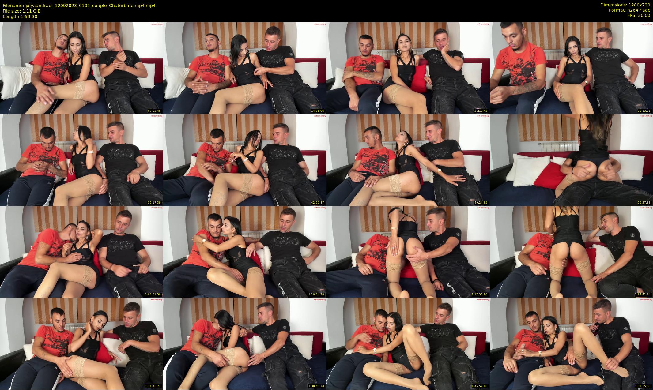 julyaandraul — 120 minute Chaturbate couple cam show recording, 720p, Sep 12, 2023