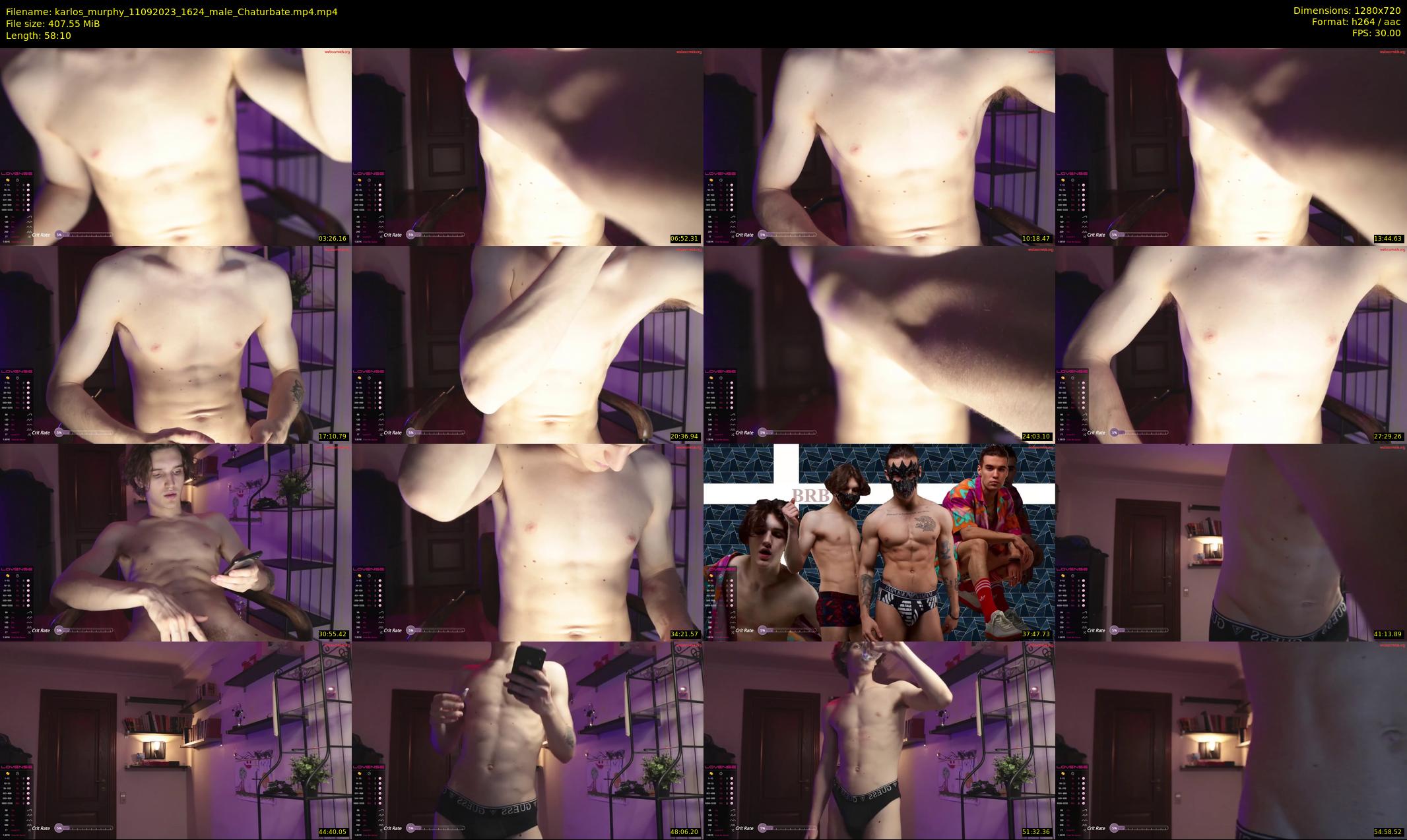 karlos_murphy — 59 minute Chaturbate male cam show recording, 720p, Sep 11, 2023
