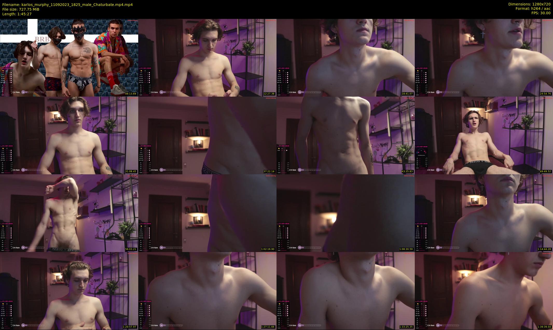 karlos_murphy — 106 minute Chaturbate male cam show recording, 720p, Sep 11, 2023