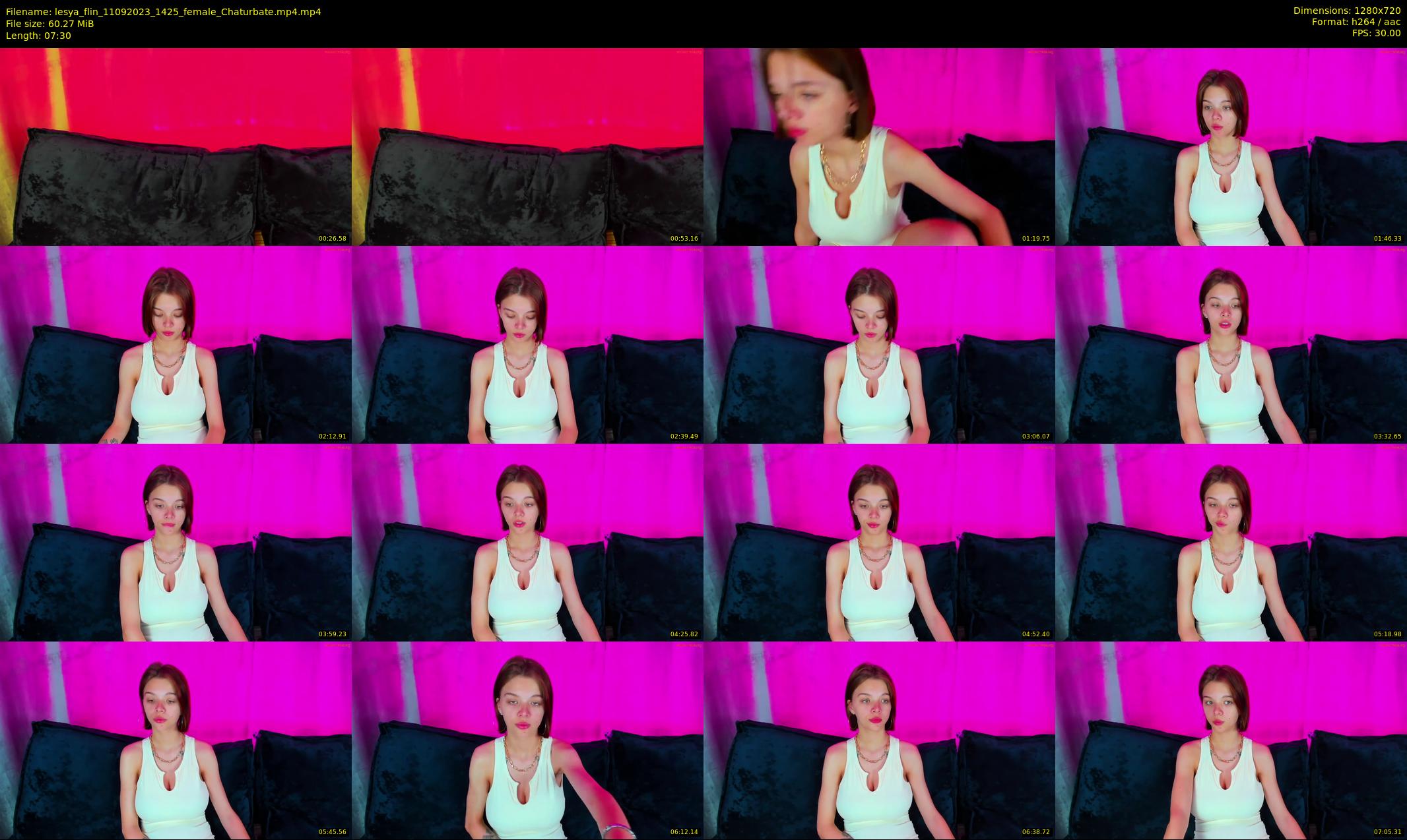 lesya_flin — 8 minute Chaturbate female cam show recording, 720p, Sep 11, 2023