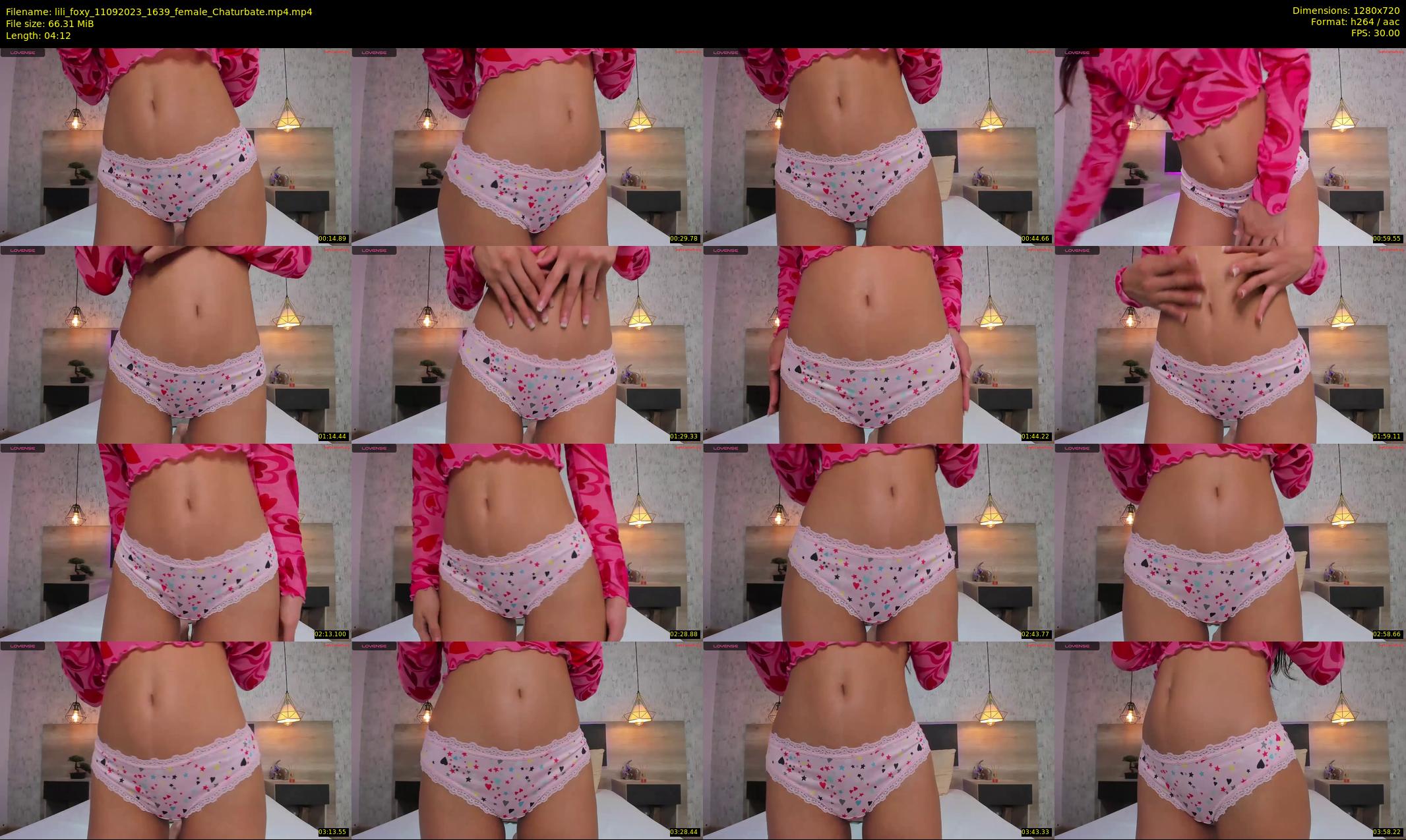 lili_foxy — 5 minute Chaturbate female cam show recording, 720p, Sep 11, 2023