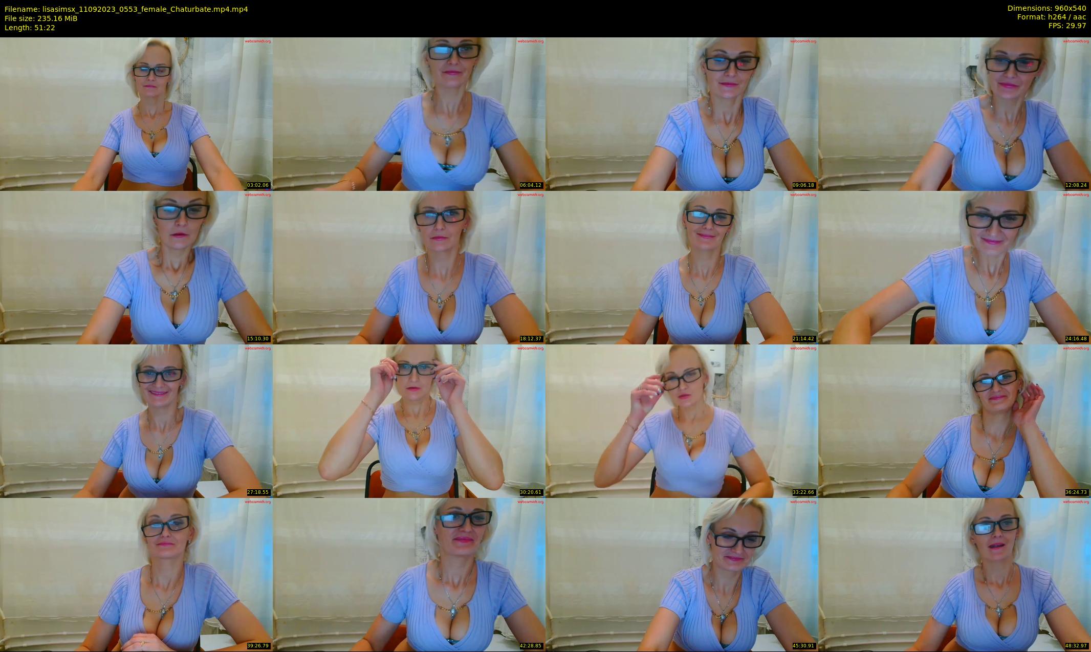 lisasimsx — 52 minute Chaturbate female cam show recording, 480p, Sep 11, 2023