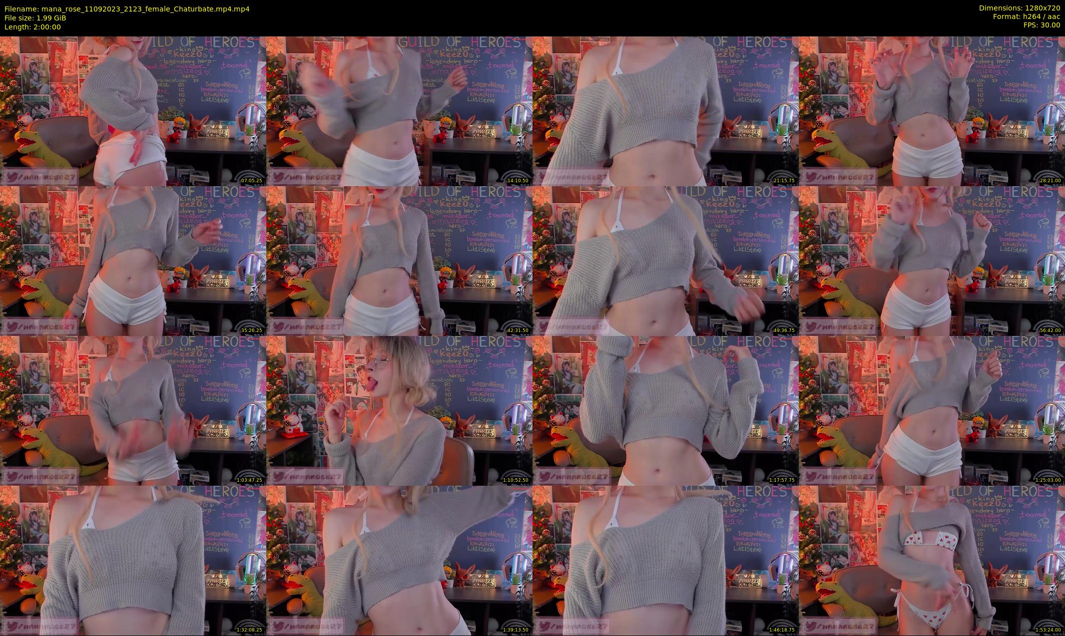 mana_rose — 120 minute Chaturbate female cam show recording, 720p, Sep 11, 2023