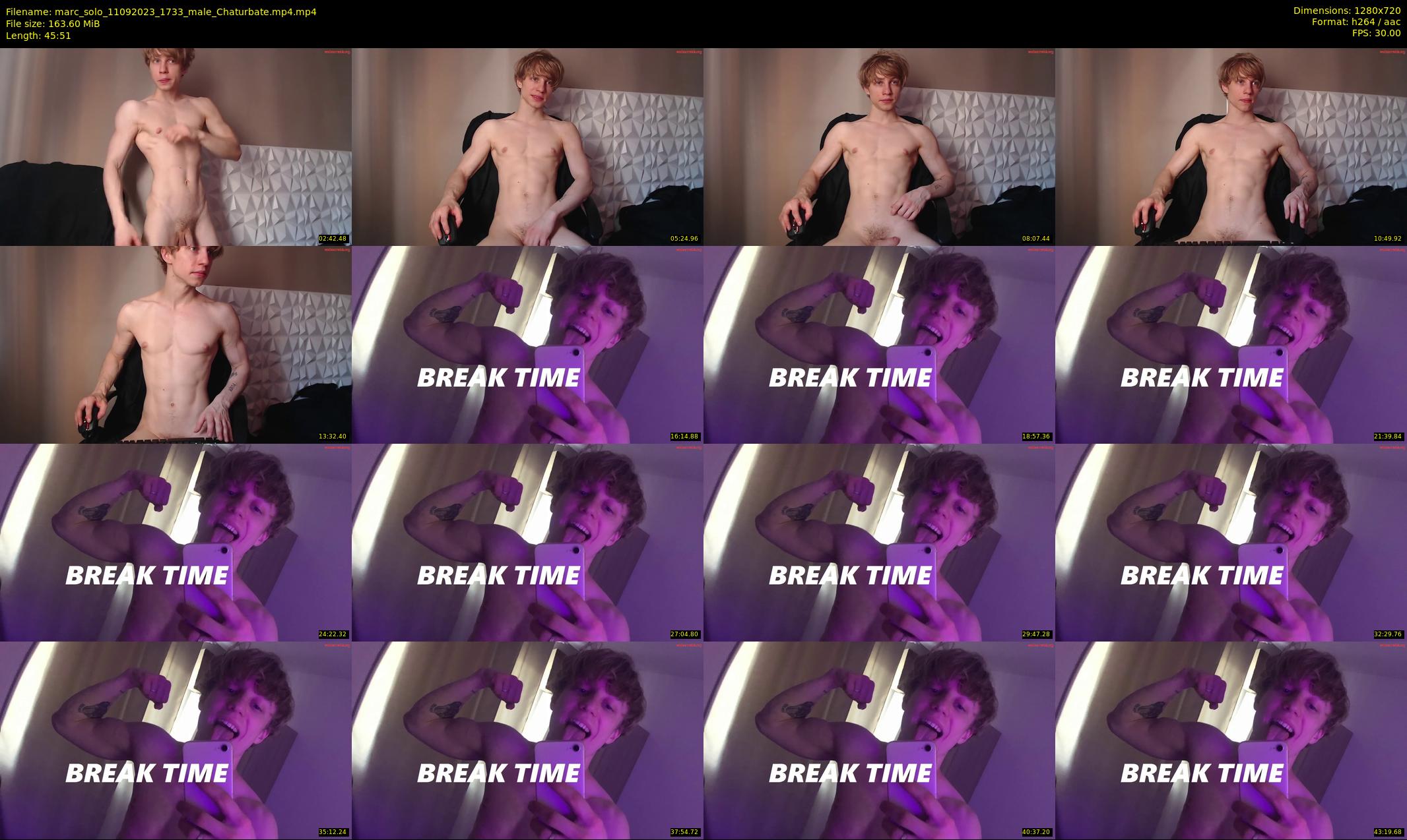 marc_solo — 46 minute Chaturbate male cam show recording, 720p, Sep 11, 2023
