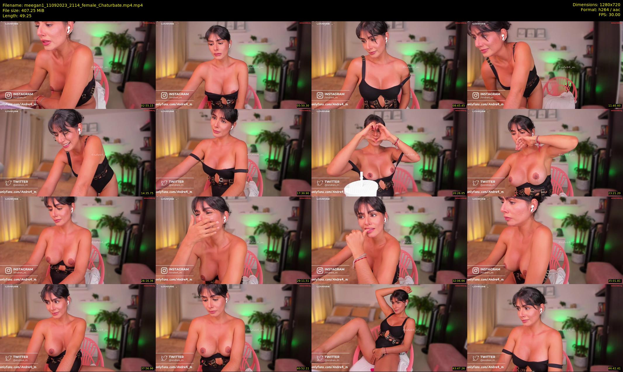 meegan1 — 50 minute Chaturbate female cam show recording, 720p, Sep 11, 2023