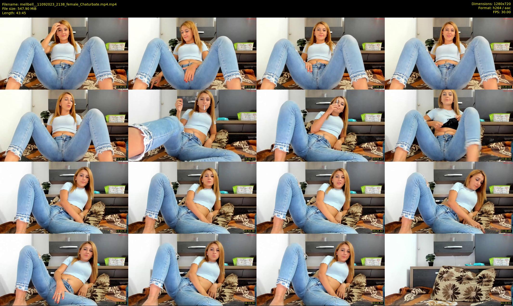 mellbell_ — 44 minute Chaturbate female cam show recording, 720p, Sep 11, 2023