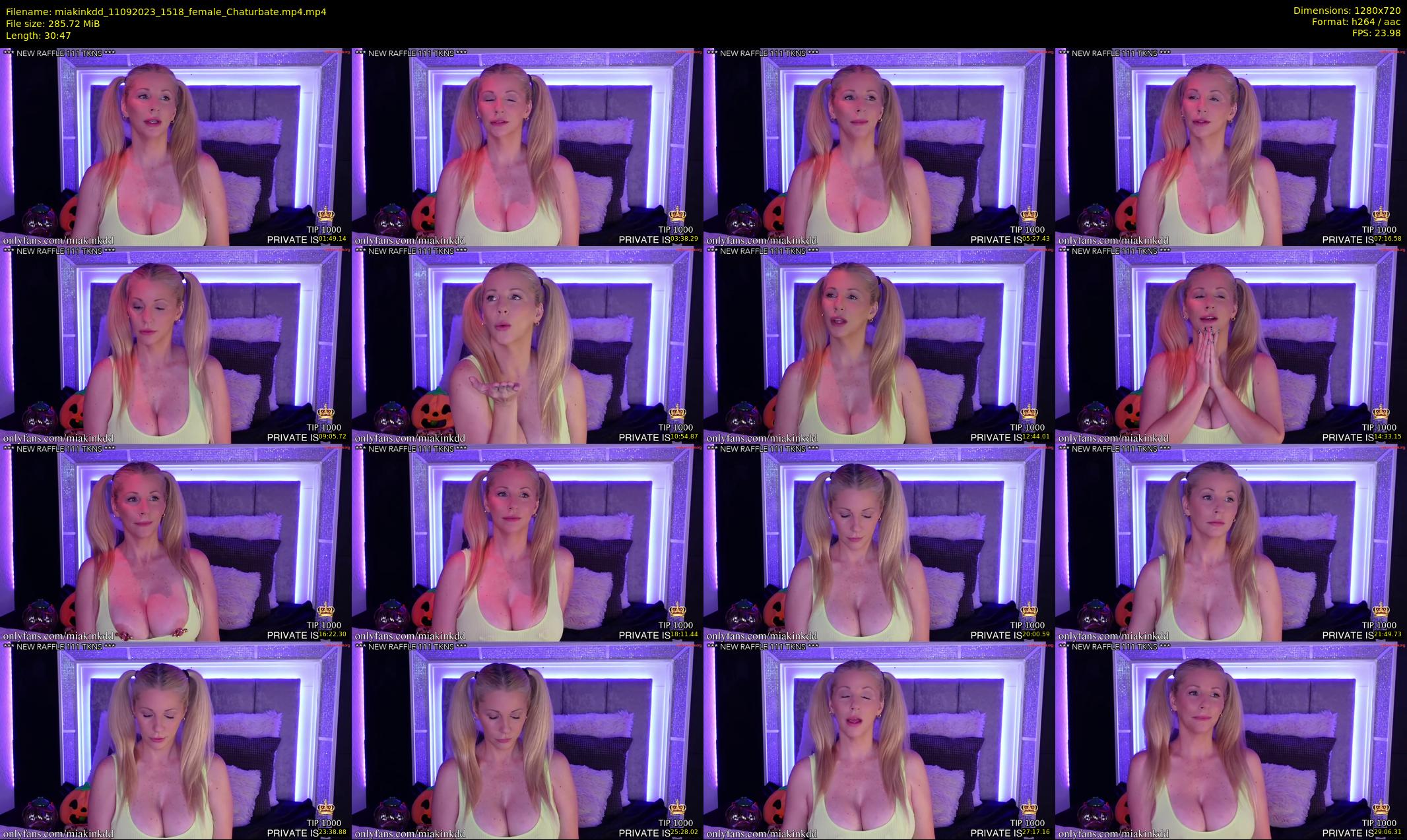 miakinkdd — 31 minute Chaturbate female cam show recording, 720p, Sep 11, 2023
