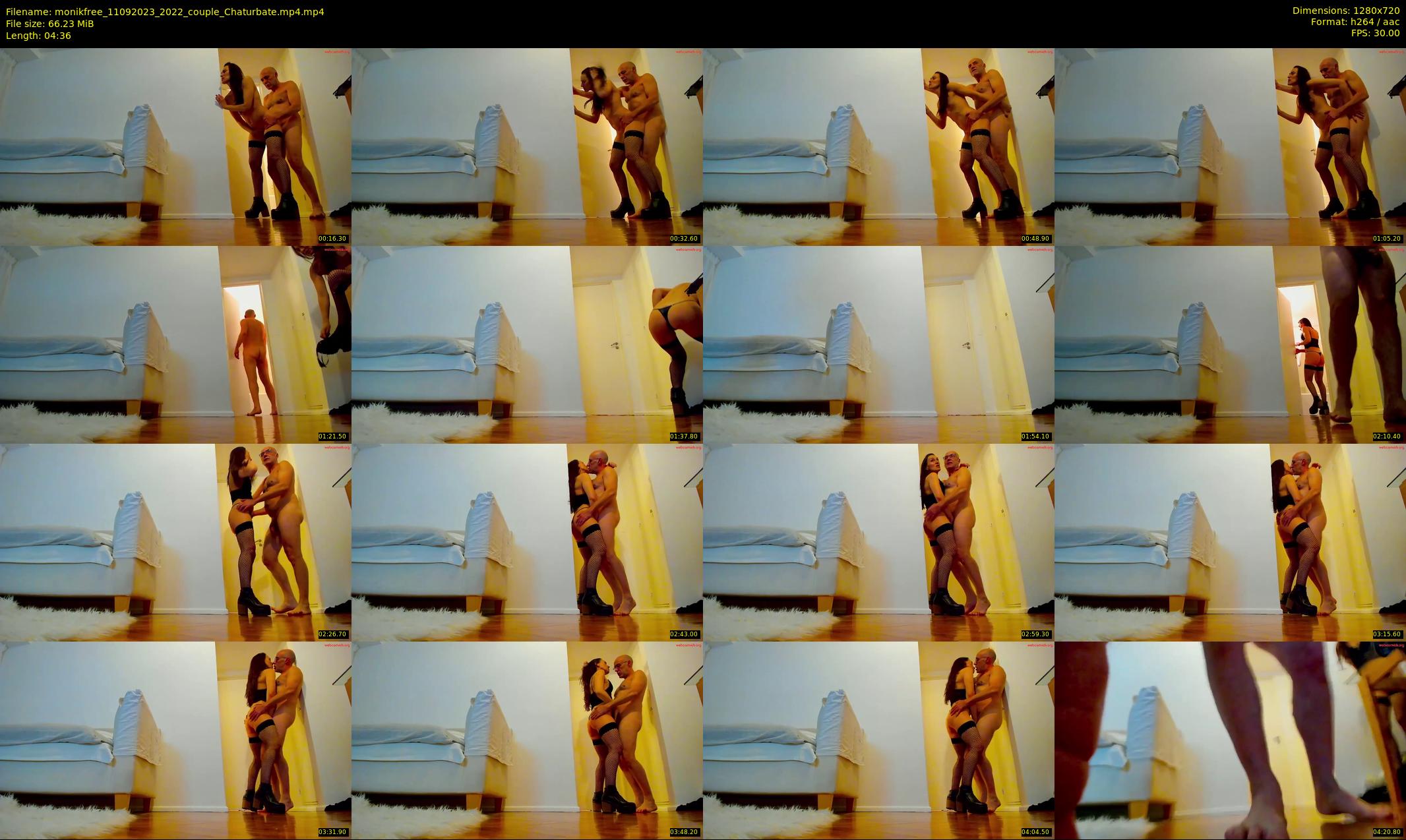 monikfree — 5 minute Chaturbate couple cam show recording, 720p, Sep 11, 2023
