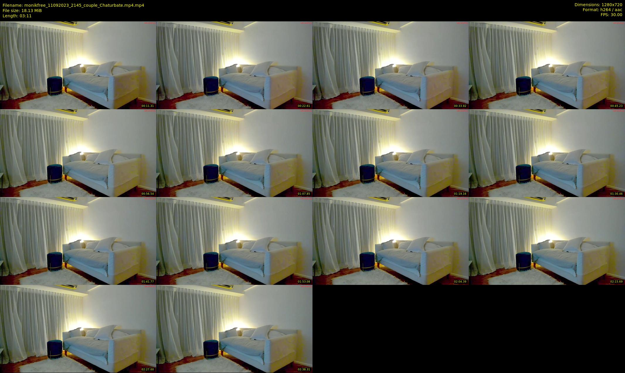monikfree — 4 minute Chaturbate couple cam show recording, 720p, Sep 11, 2023