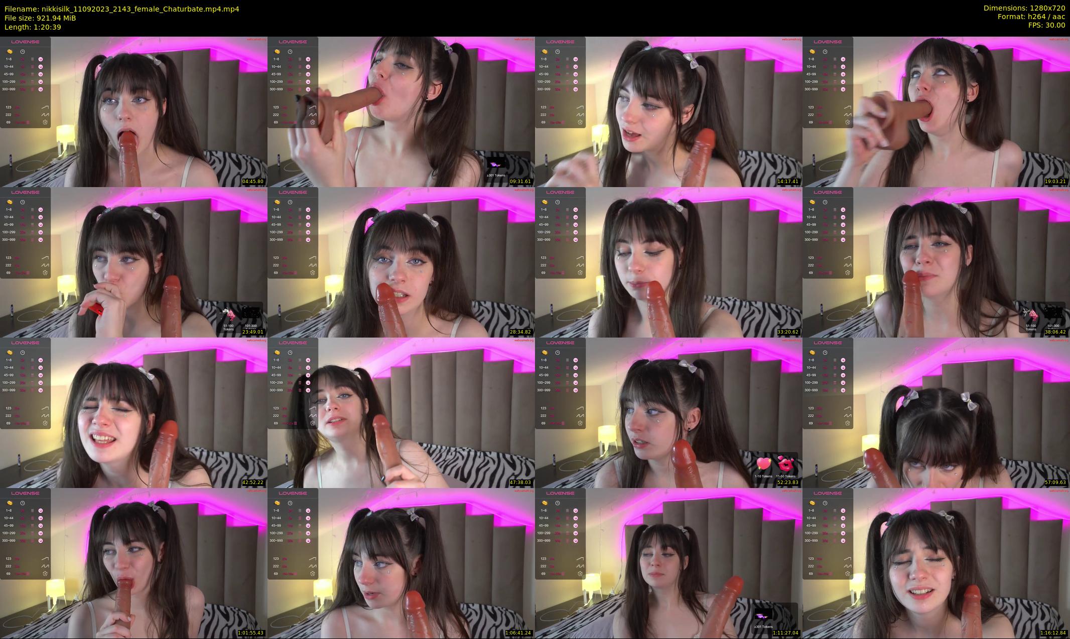 nikkisilk — 81 minute Chaturbate female cam show recording, 720p, Sep 11, 2023