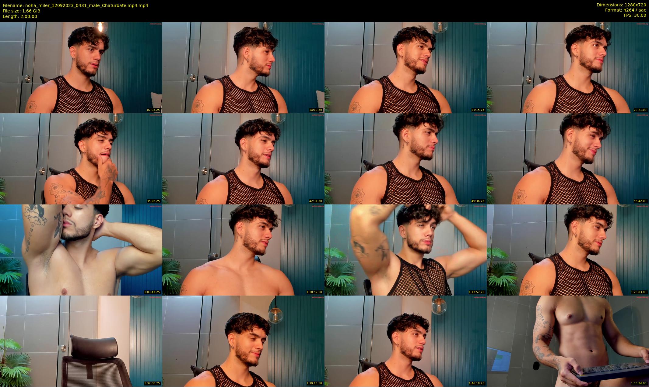 noha_miler — 120 minute Chaturbate male cam show recording, 720p, Sep 12, 2023