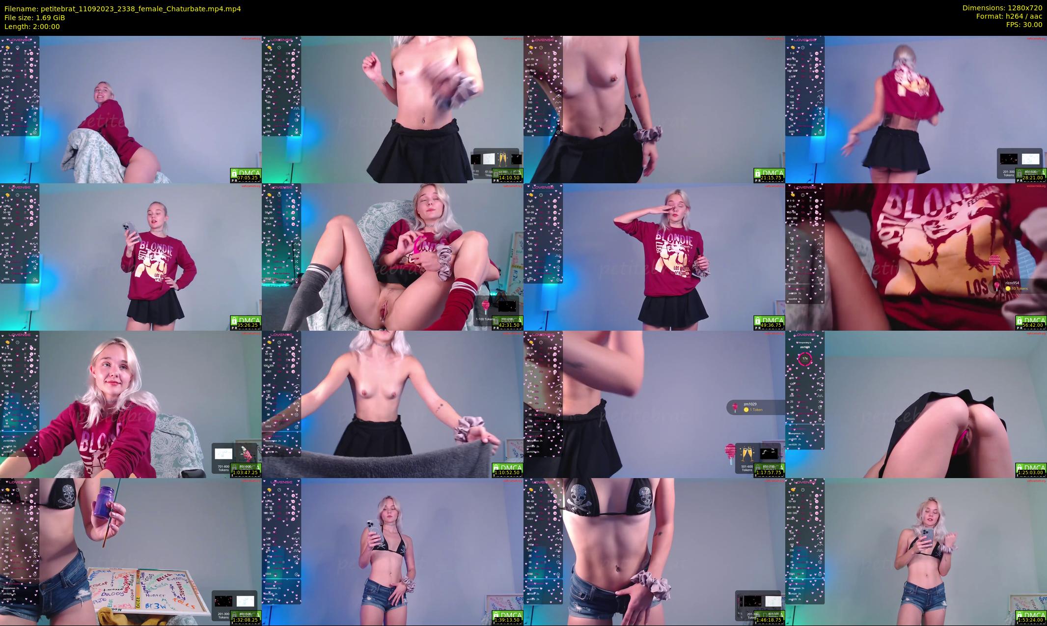 petitebrat — 120 minute Chaturbate female cam show recording, 720p, Sep 11, 2023
