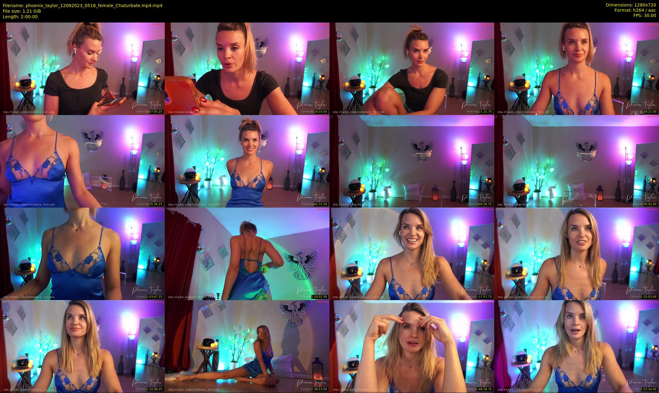 phoenix_taylor — 120 minute Chaturbate female cam show recording, 720p, Sep 12, 2023