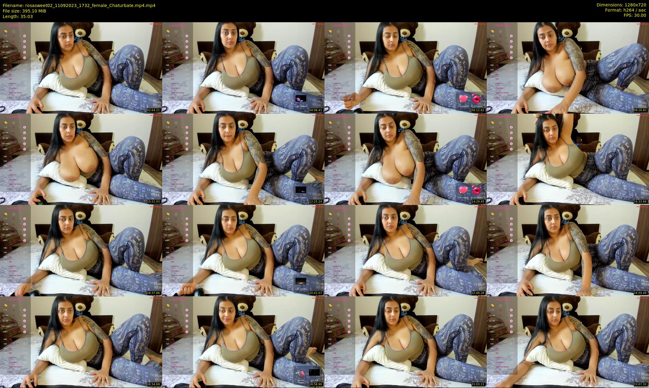 rosasweet02 — 36 minute Chaturbate female cam show recording, 720p, Sep 11, 2023
