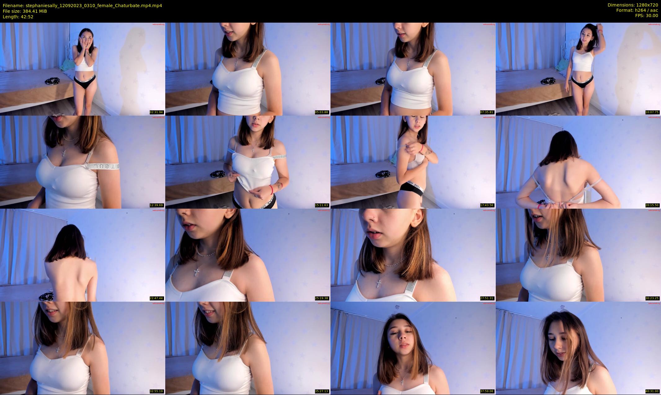 stephaniesally — 43 minute Chaturbate female cam show recording, 720p, Sep 12, 2023