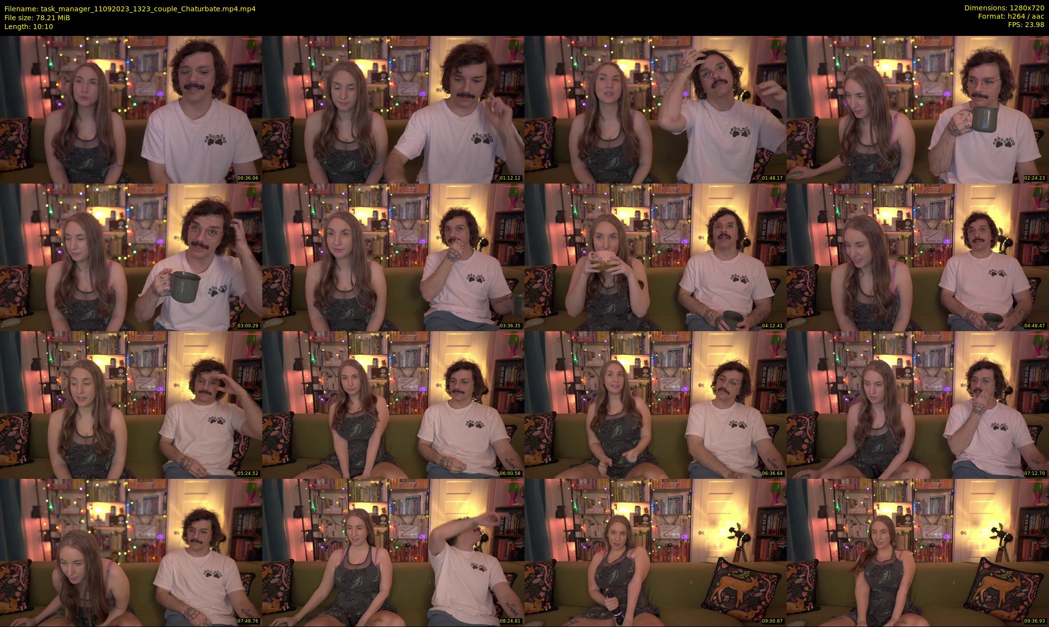 task_manager — 11 minute Chaturbate couple cam show recording, 720p, Sep 11, 2023