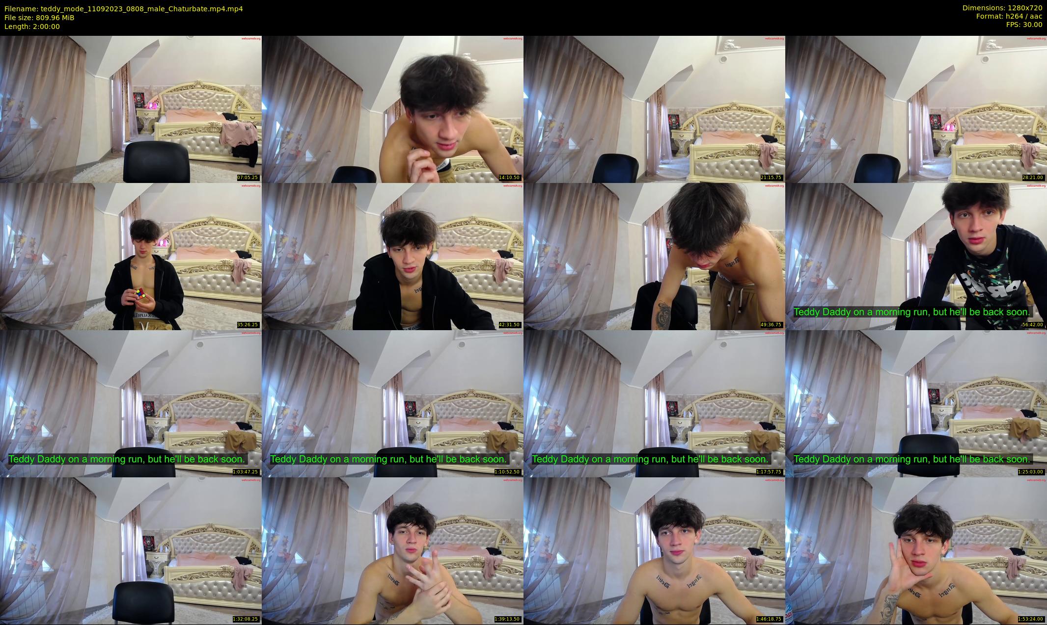 teddy_mode — 120 minute Chaturbate couple cam show recording, 720p, Sep 11, 2023