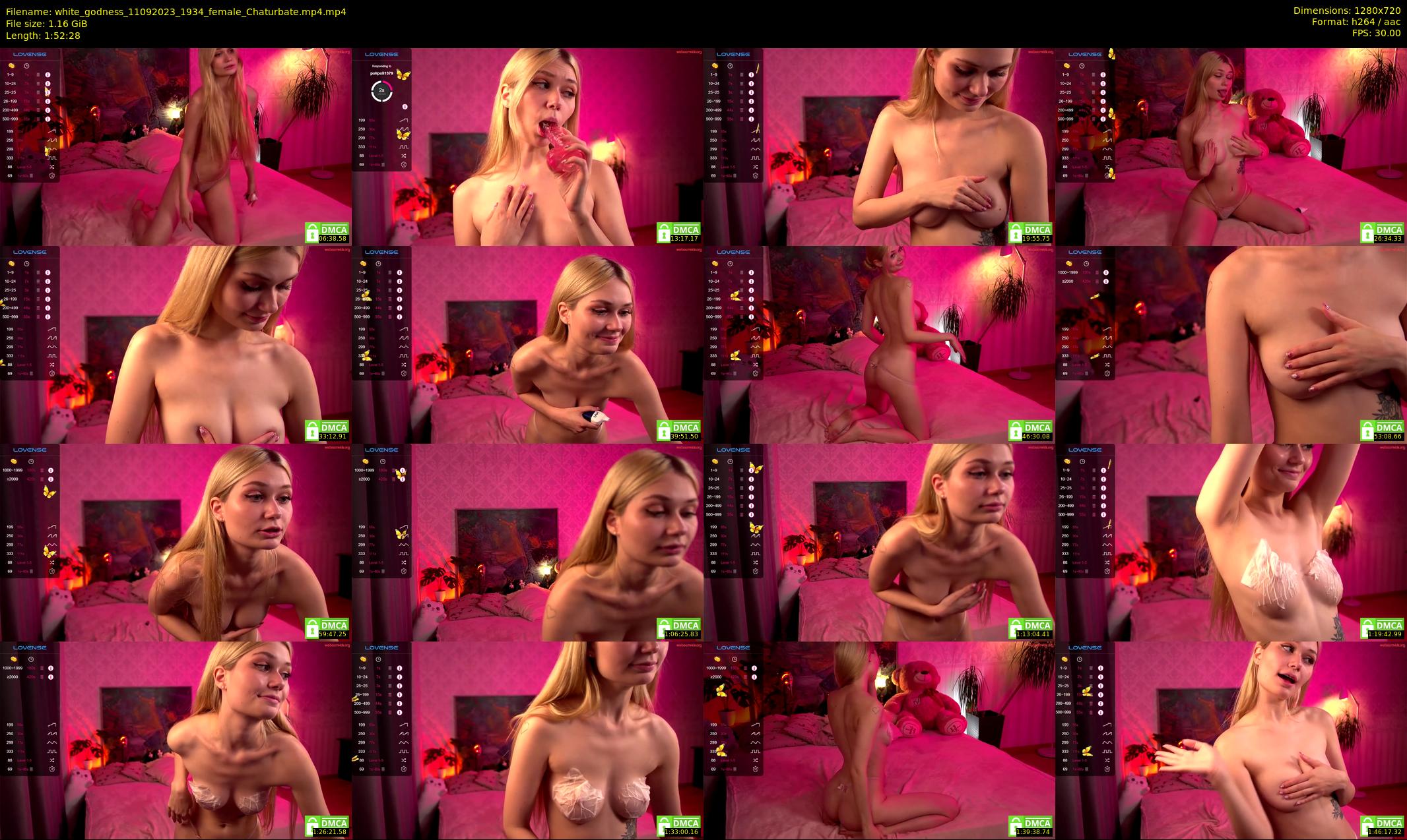 white_godness — 113 minute Chaturbate female cam show recording, 720p, Sep 11, 2023