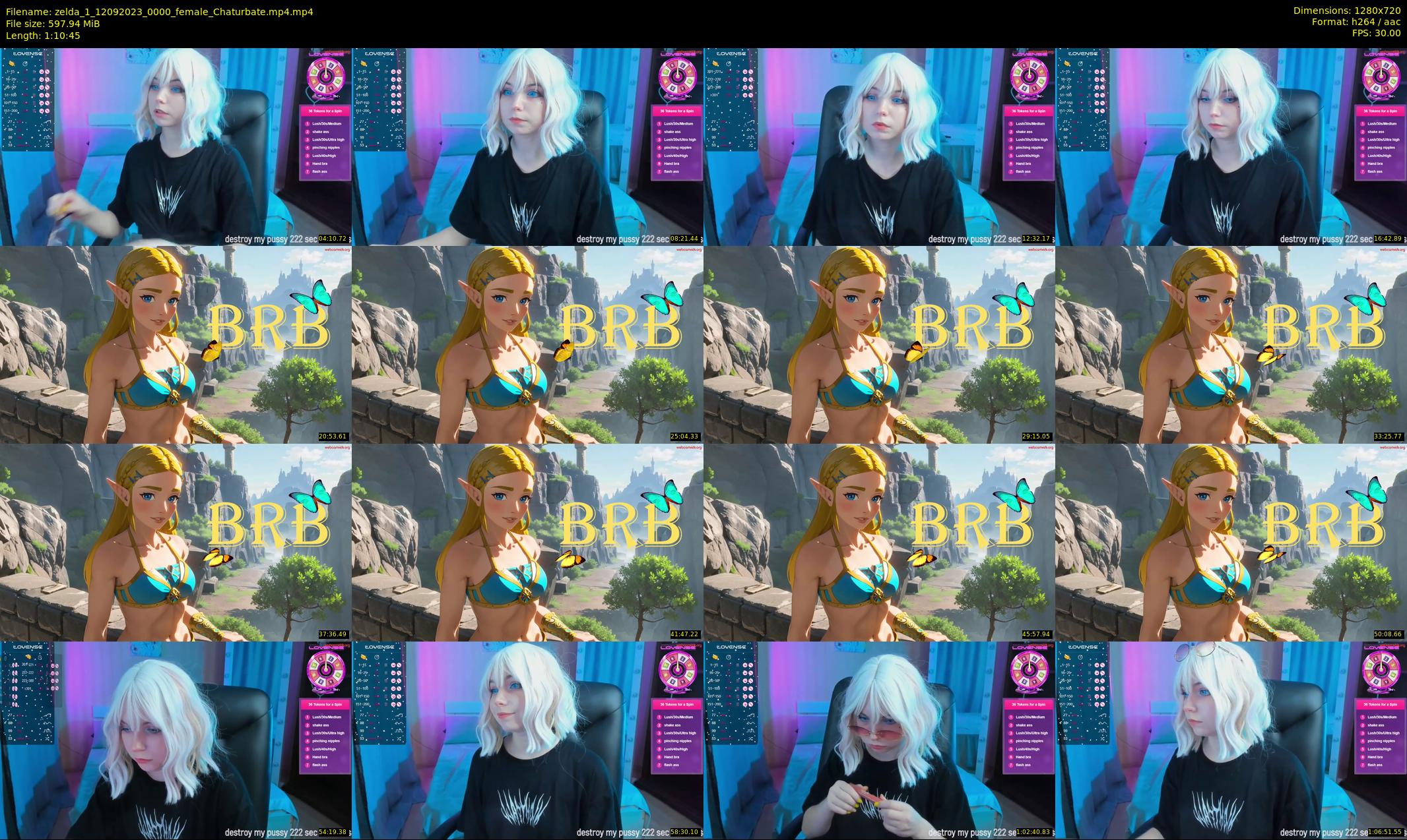 zelda_1 — 71 minute Chaturbate female cam show recording, 720p, Sep 12, 2023