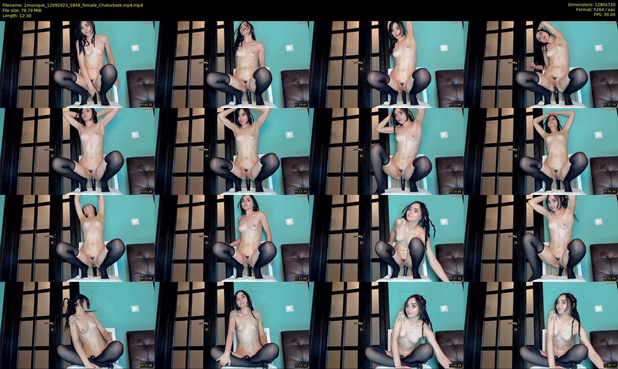 1munique — 13 minute Chaturbate female cam show recording, 720p, Sep 12, 2023