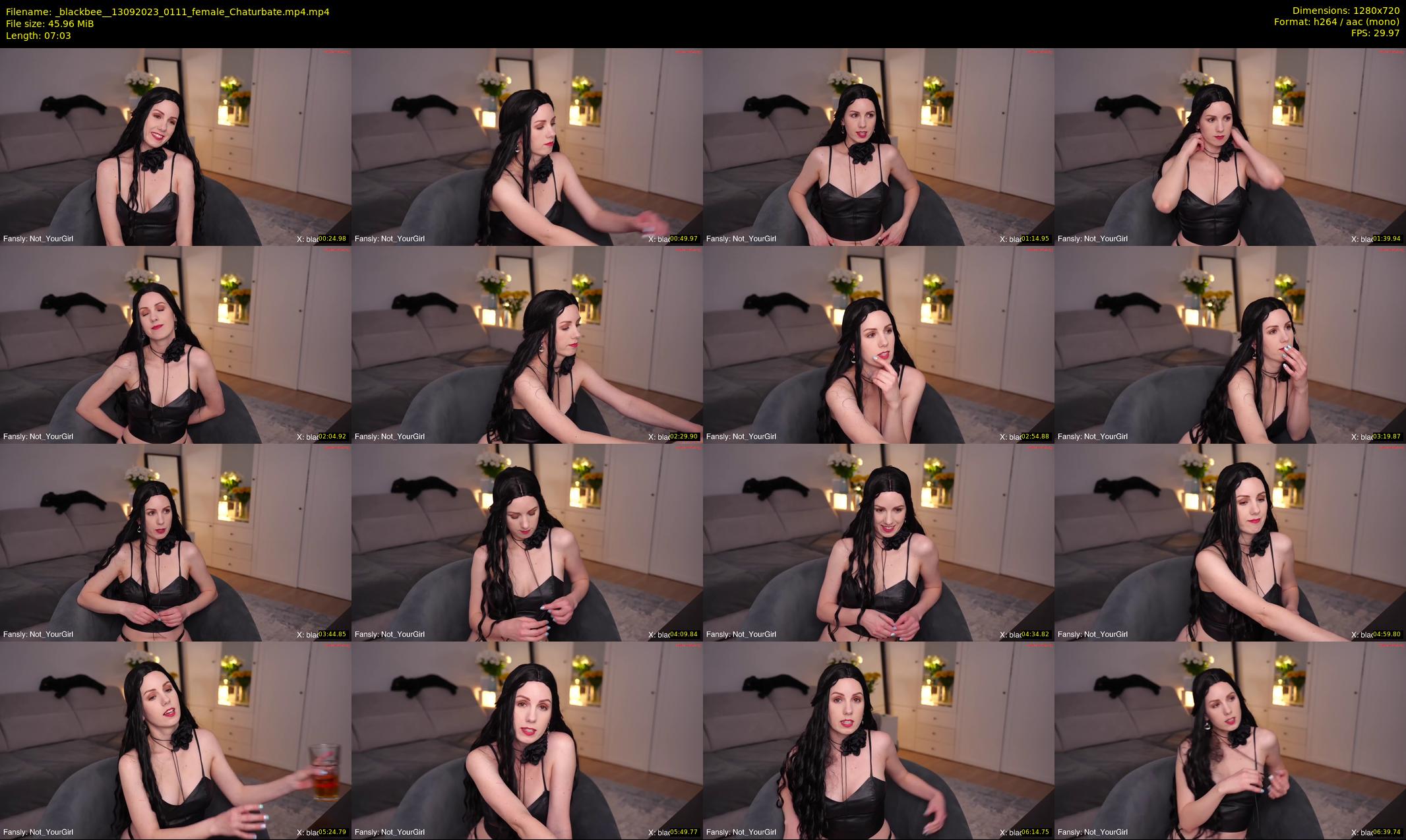 _blackbee_ — 8 minute Chaturbate female cam show recording, 720p, Sep 13, 2023