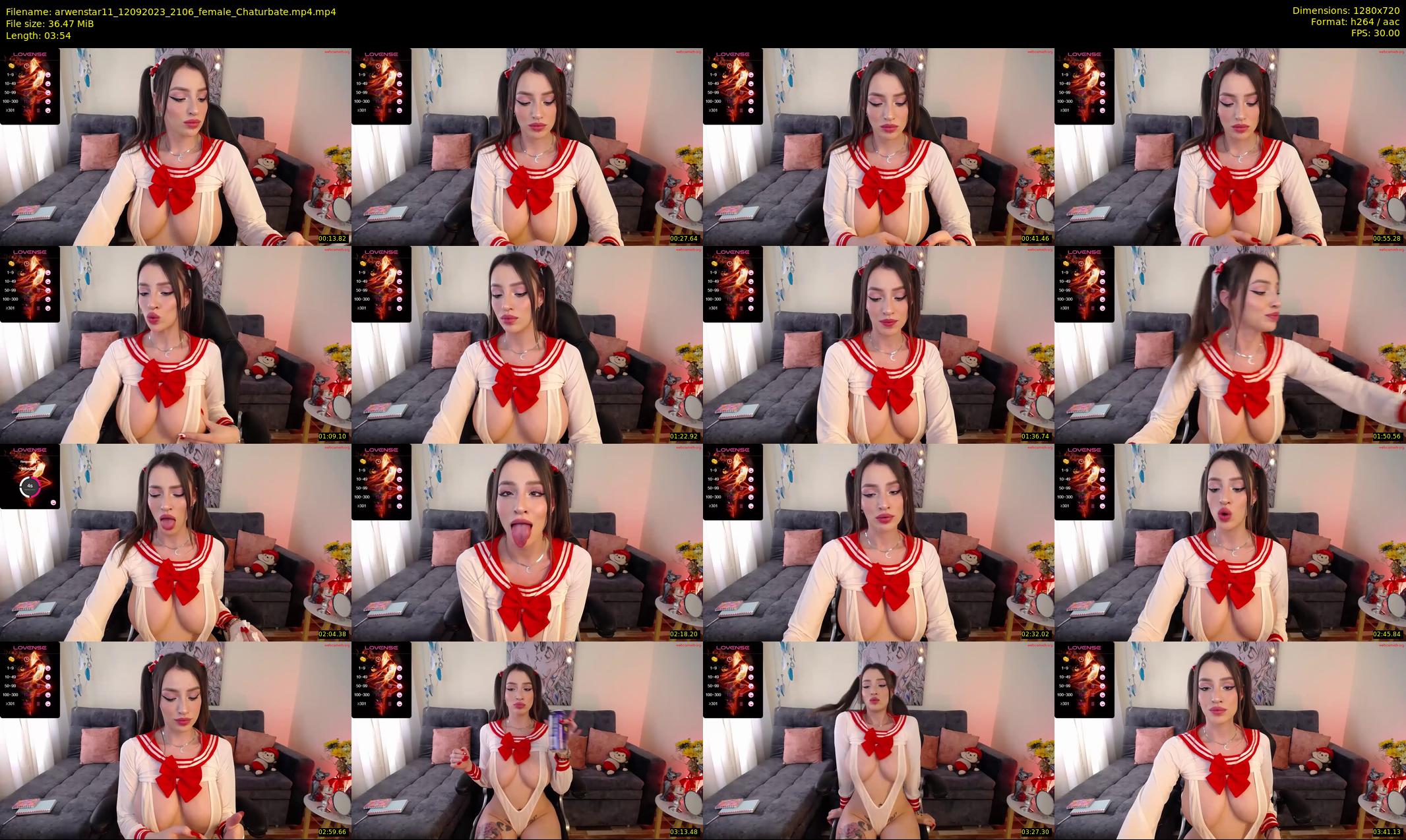 arwenstar11 — 4 minute Chaturbate female cam show recording, 720p, Sep 12, 2023