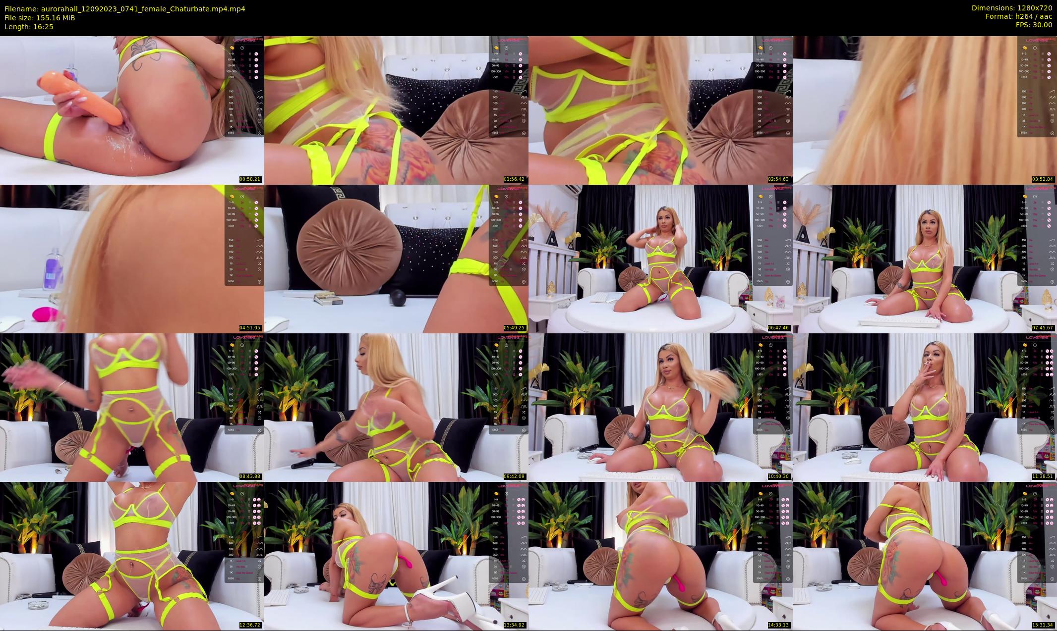 aurorahall — 17 minute Chaturbate female cam show recording, 720p, Sep 12, 2023