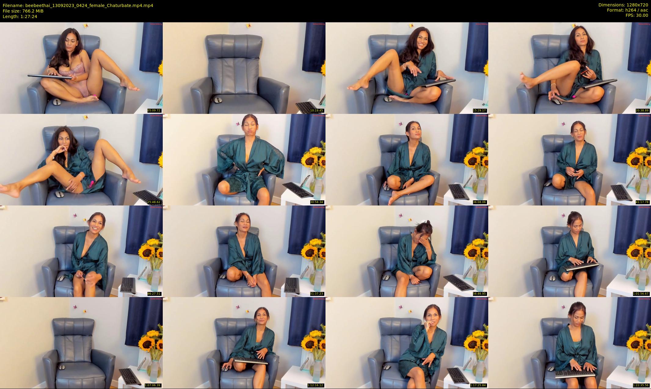 beebeethai — 88 minute Chaturbate female cam show recording, 720p, Sep 13, 2023