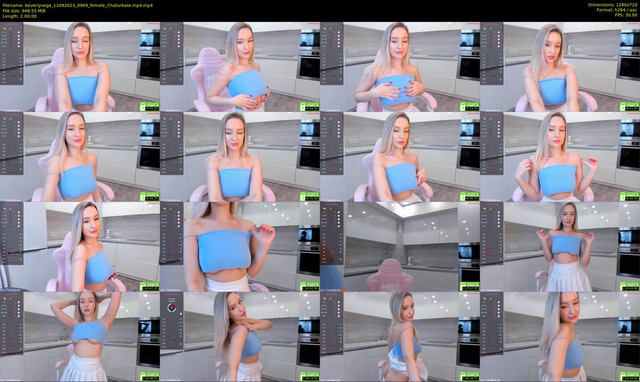 beverlyvega — 120 minute Chaturbate couple cam show recording, 720p, Sep 12, 2023